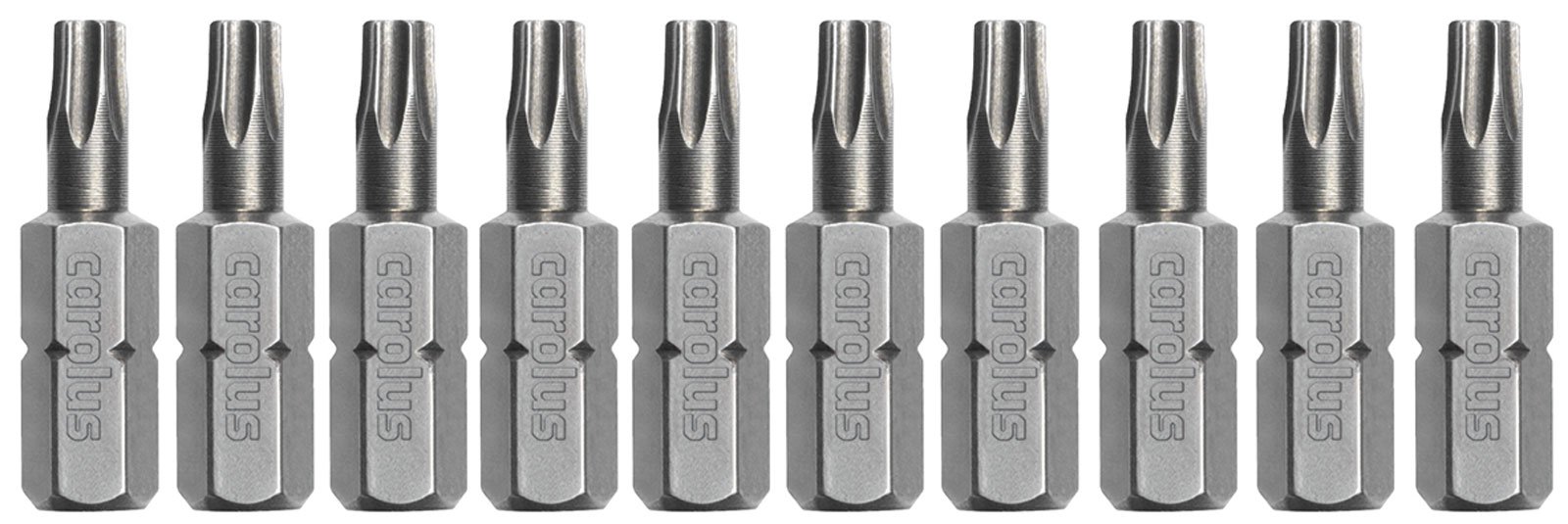 Carolus Bits, Value Pack 10 Pcs, Torx T7, 3101.07