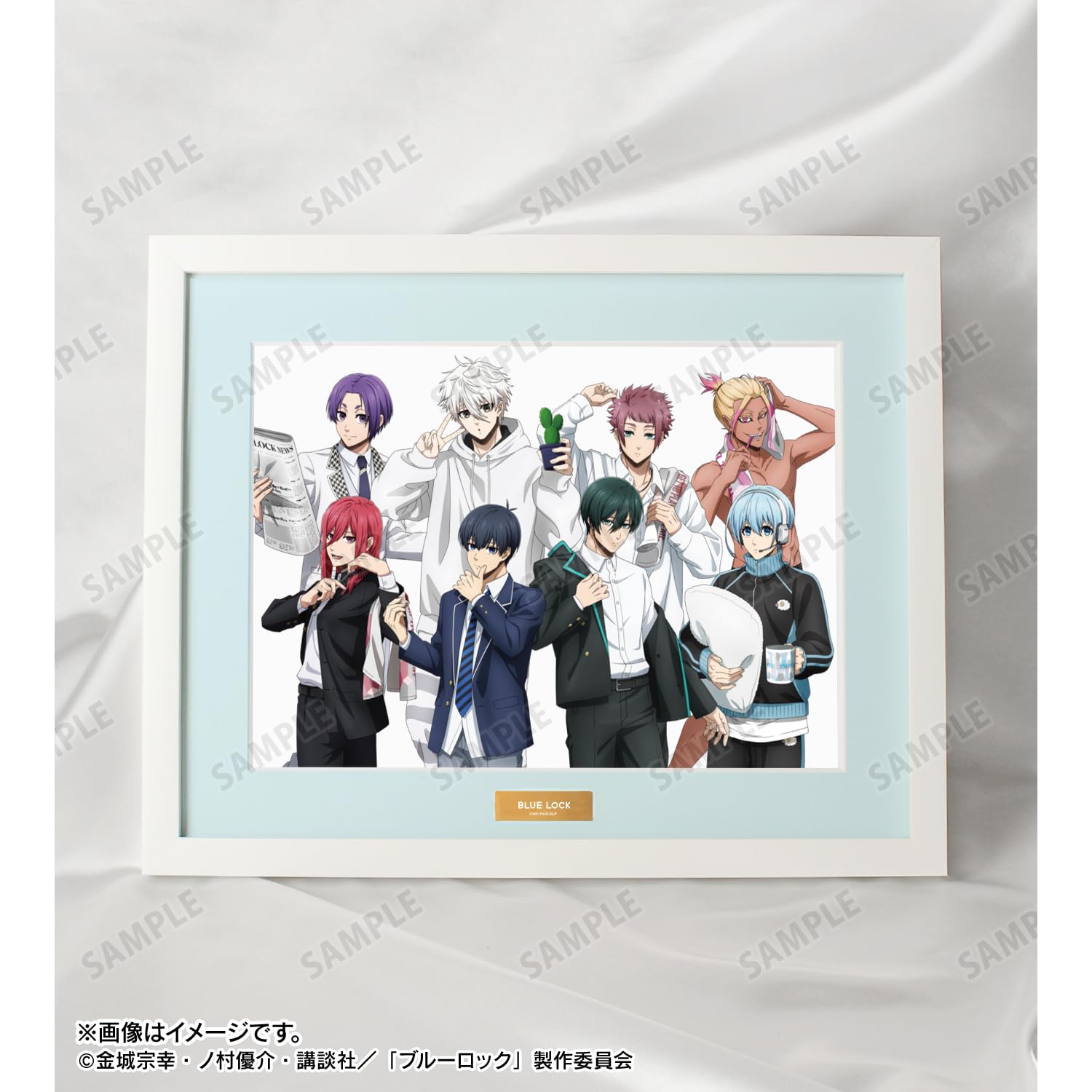 Amazon.co.jp: TVアニメ『ブルーロック』 描き下ろし 集合 モーニング