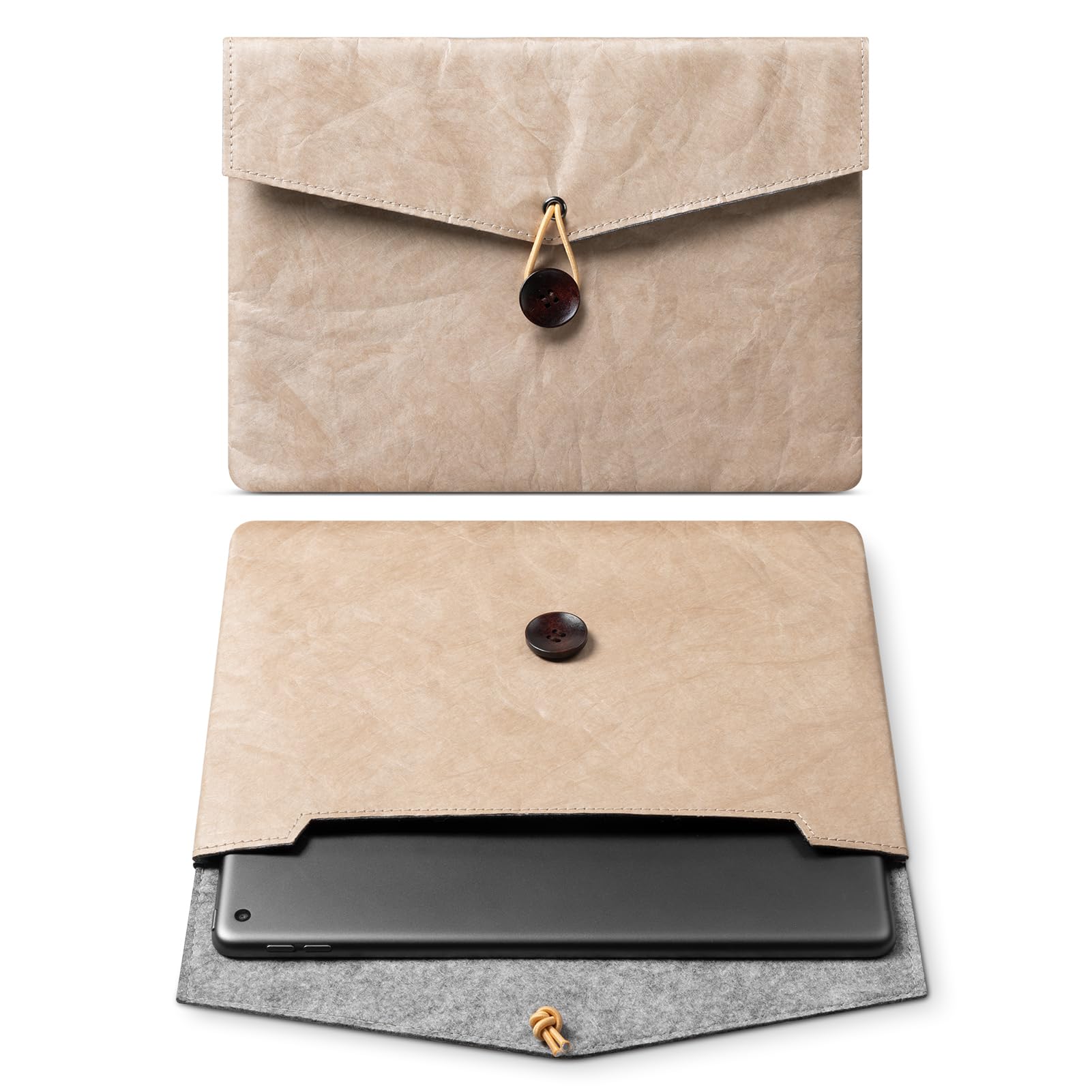 VULKIT File Document Folder Travel Document Envelope for Business Travel Compact Size Eco-Friendly & Durable Portable Tablet Sleeve