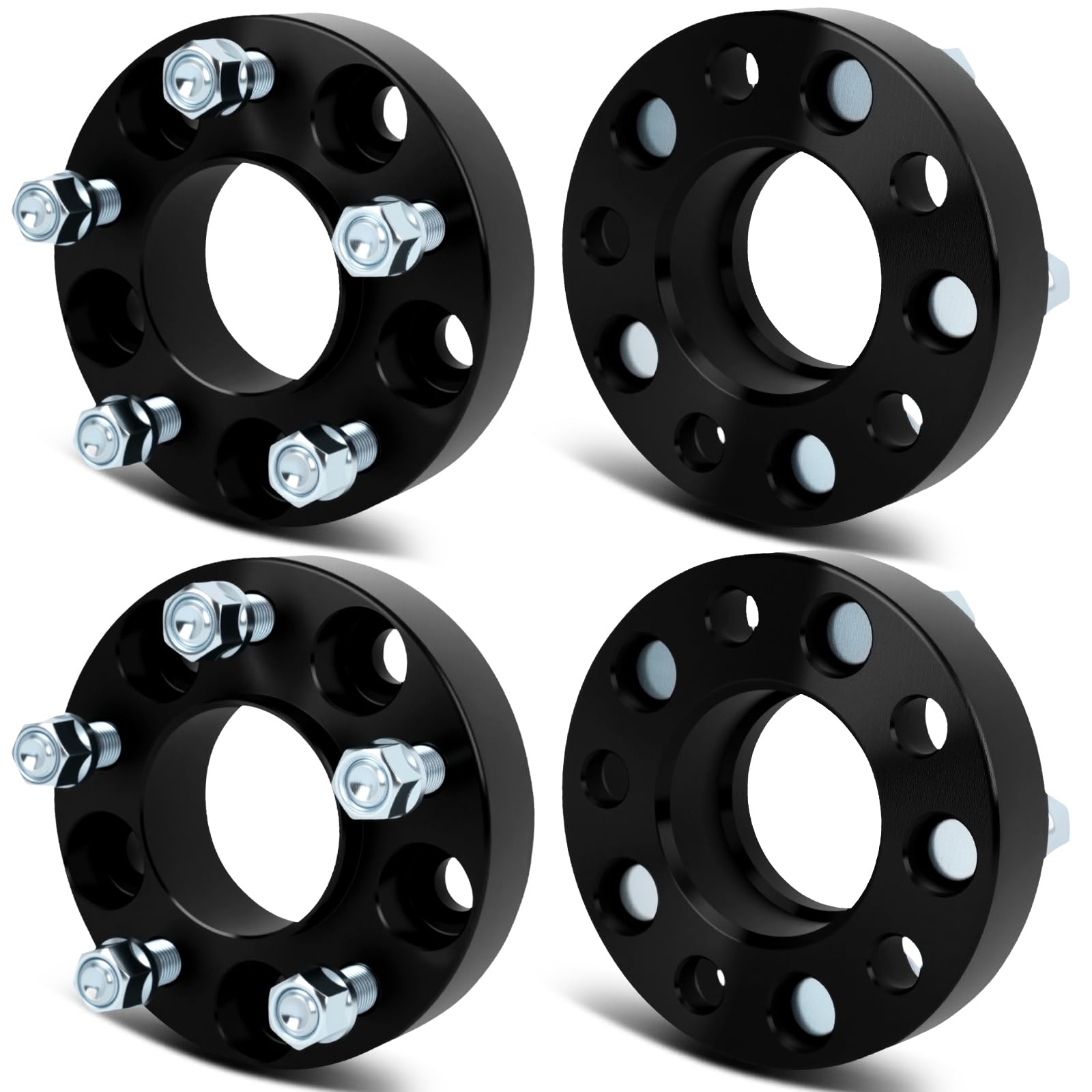 SCITOO 4Pcs 5x115 Wheel Spacers 1.25 inch Bore 71.5mm Studs 14x1.5 5 Lug Wheel Spacers Fit for Dodge Charger 2006-2022,for Dodge Challenger 2008-2022