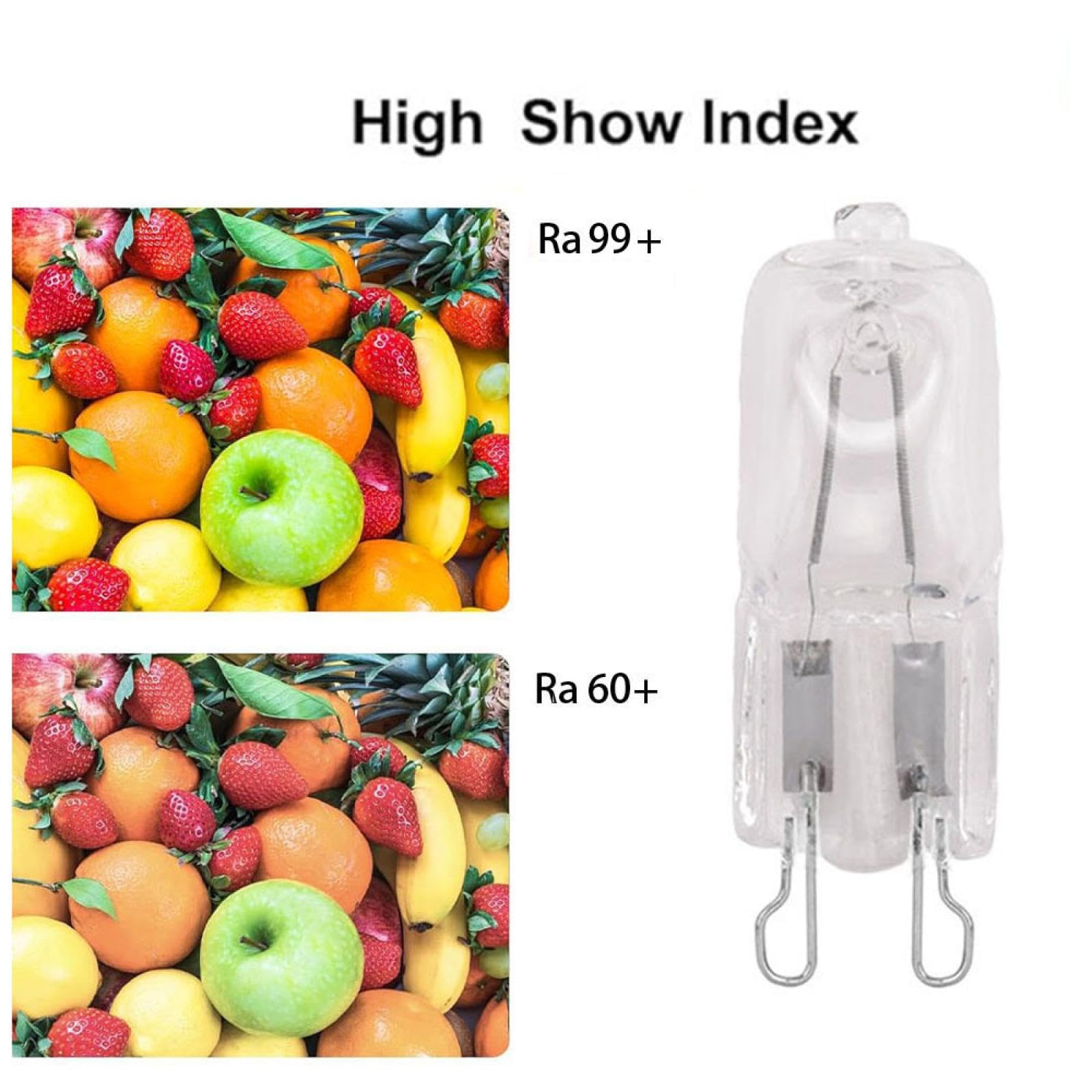 Ampoules halogènes G9 20W 25W 40W 60W 220V-240V G9 Lampe Haute Température Ampoule Blanc Chaud 20PCS 20W