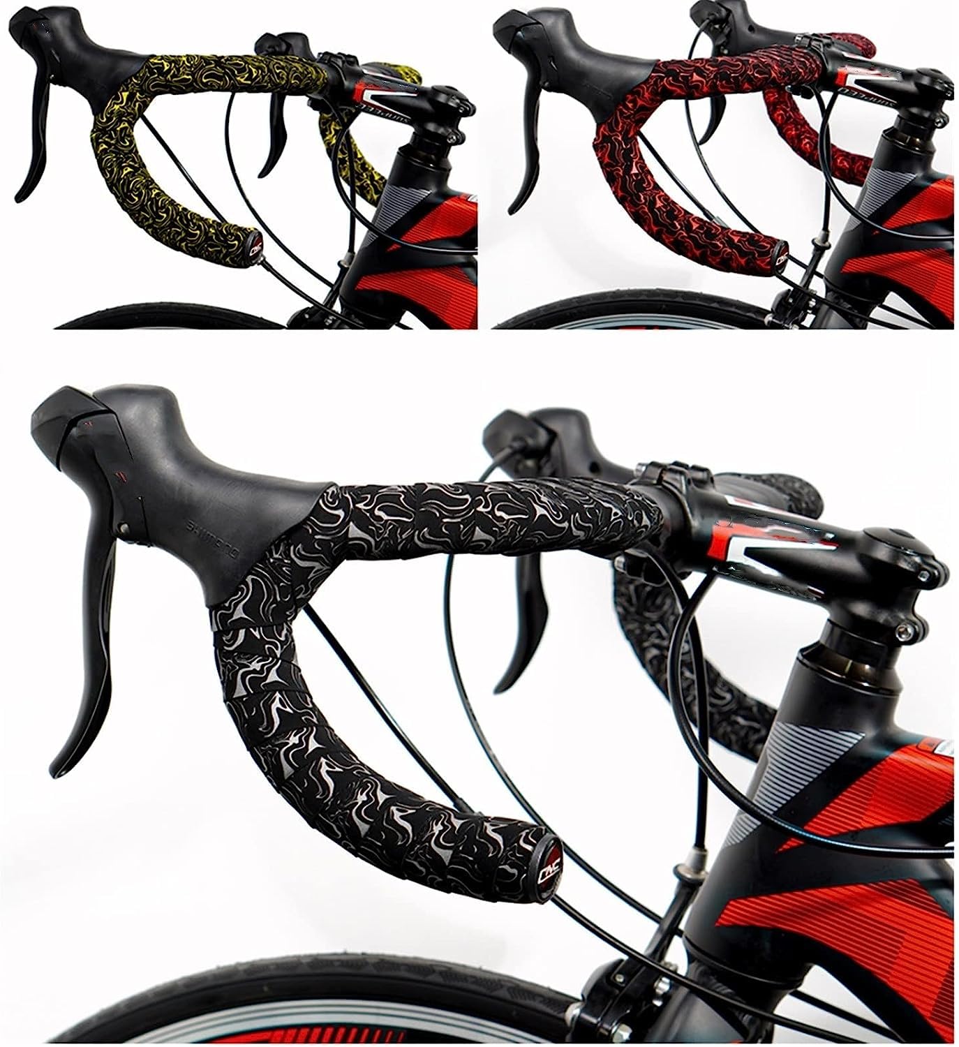 Cinta de manillar,Cinta de manillar para bicicleta Cómoda cinta for manillar de bicicleta de carreras, suspensión de carretera, cinta de agarre, cinta for manillar, ruta de bicicleta, cinta for enroll