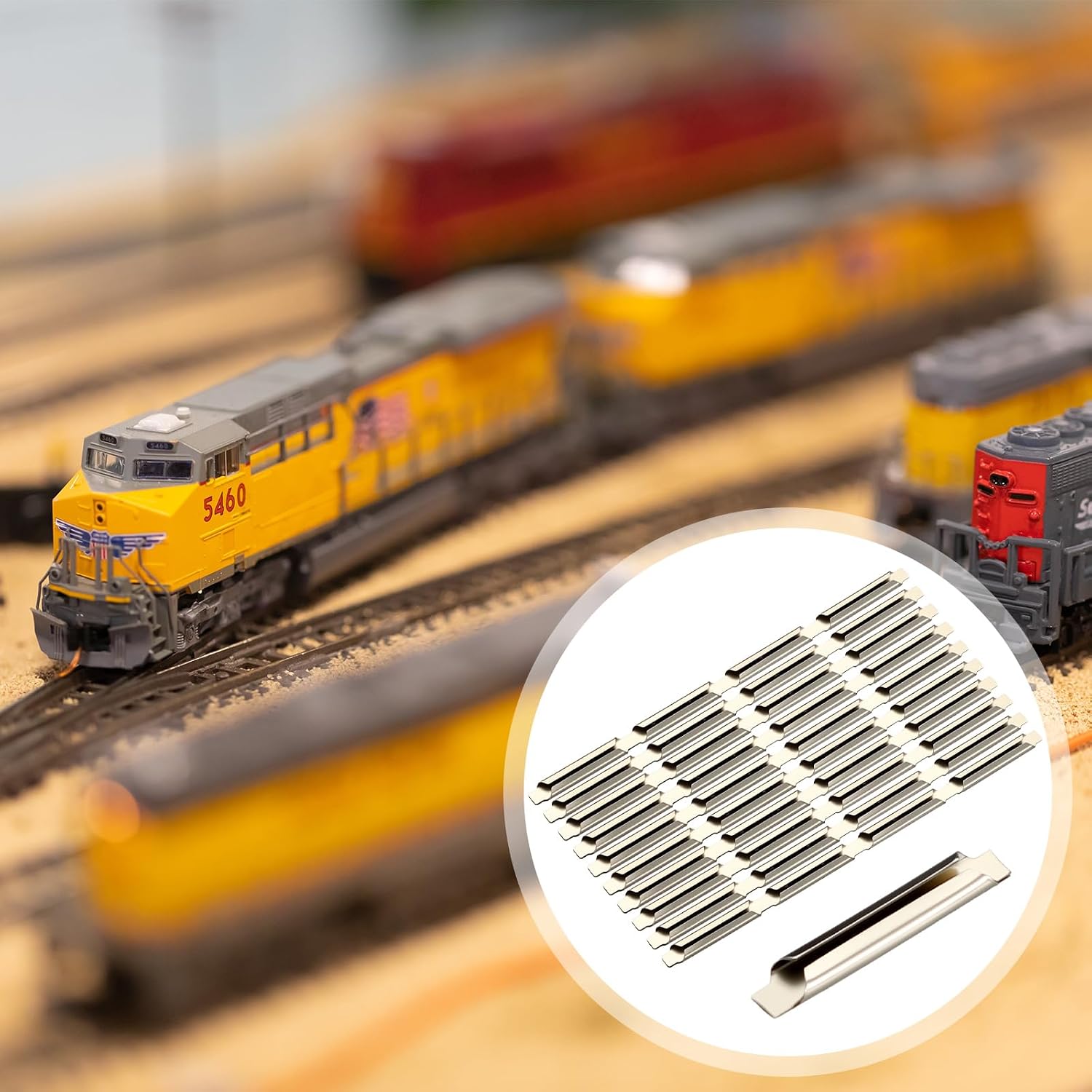40 Pcs Universal Ho Scale Rail Joiners Pack Ho Train Accessories