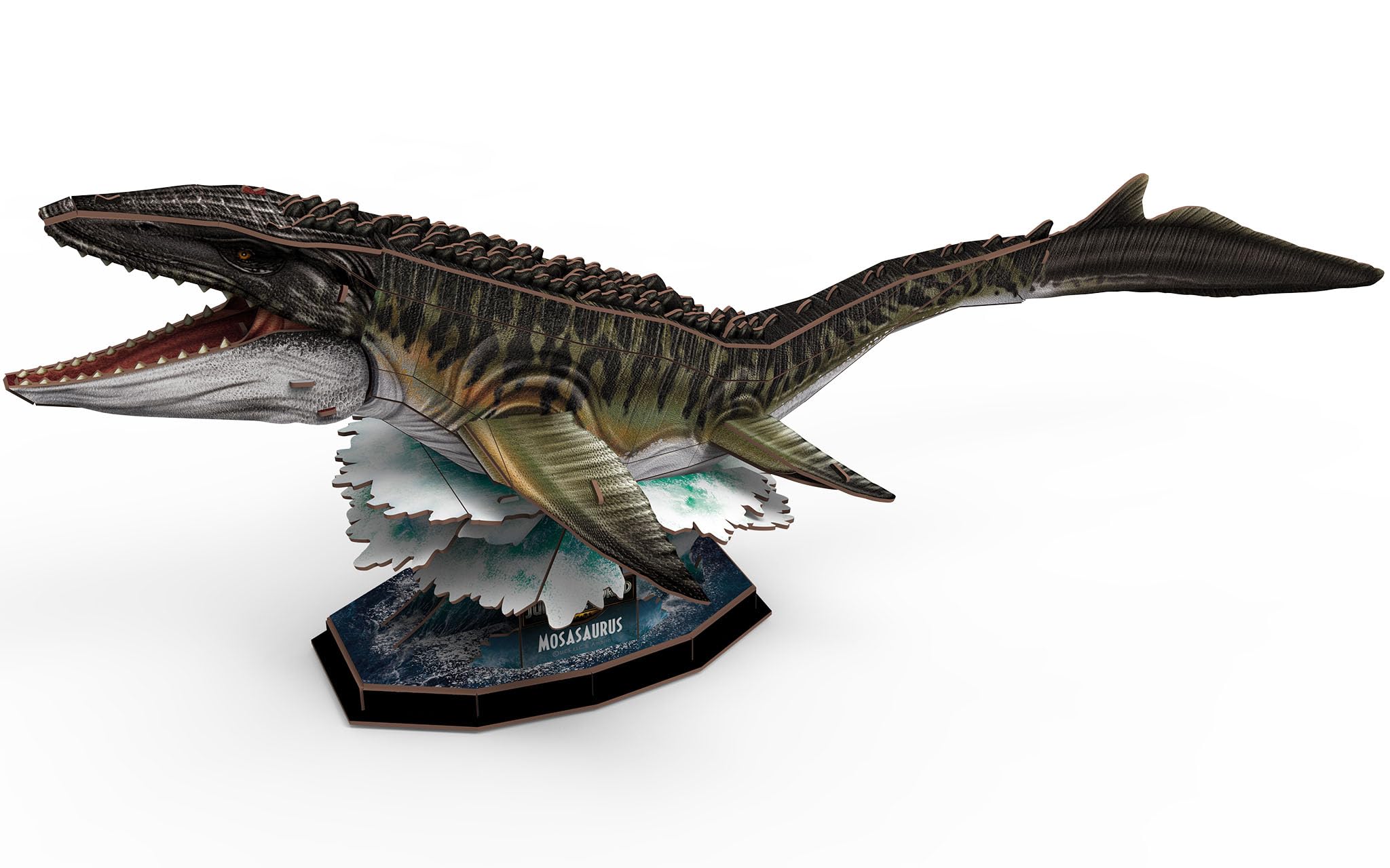 Revell 3D Puzzle 00244 Jurassic World Rebirth: Mosasaurus, 83 Pieces, Highly Detailed, With Diorama Base, Officially Licensed - Image 3