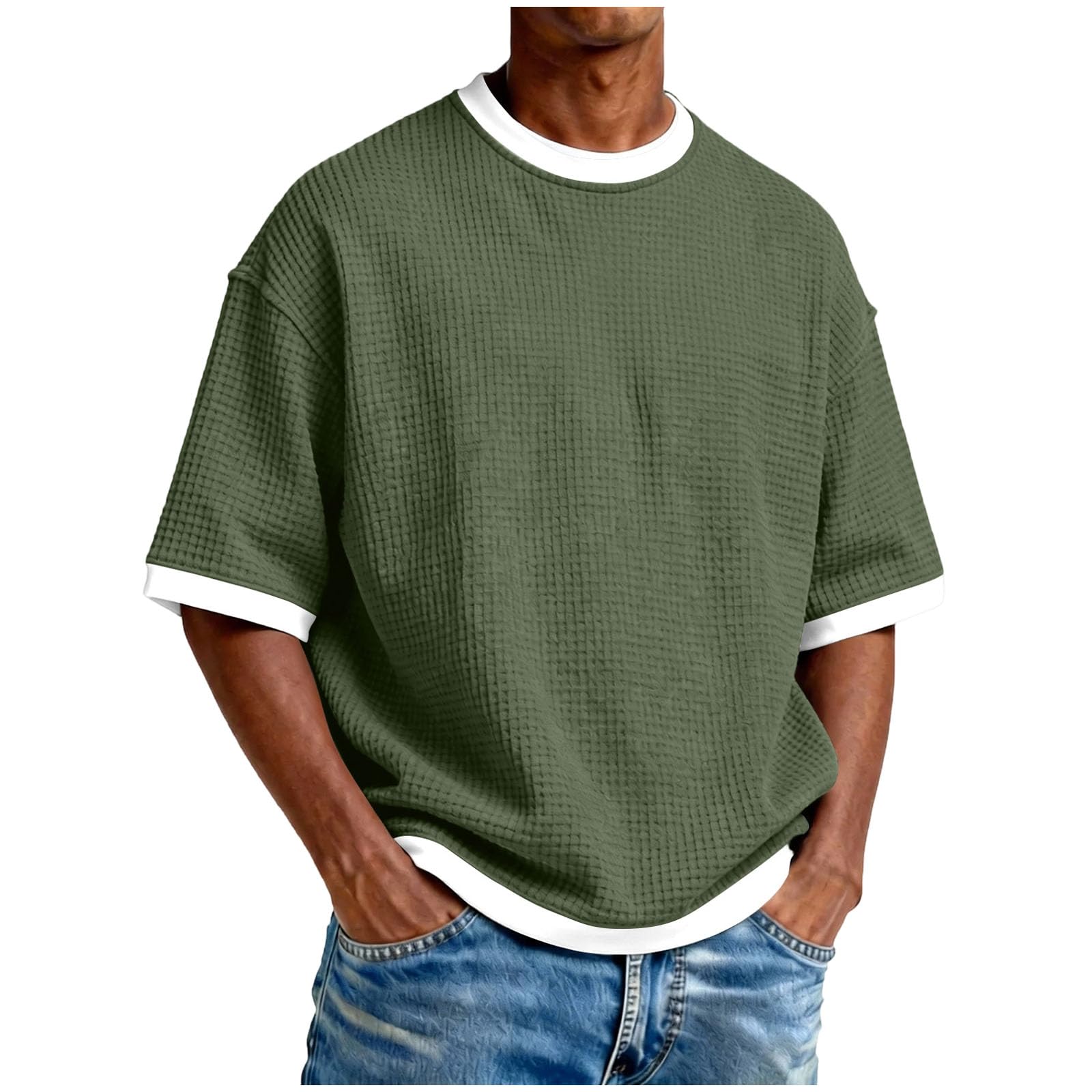 T shirt sport homme doux et extensible coupe ajustée haute performance