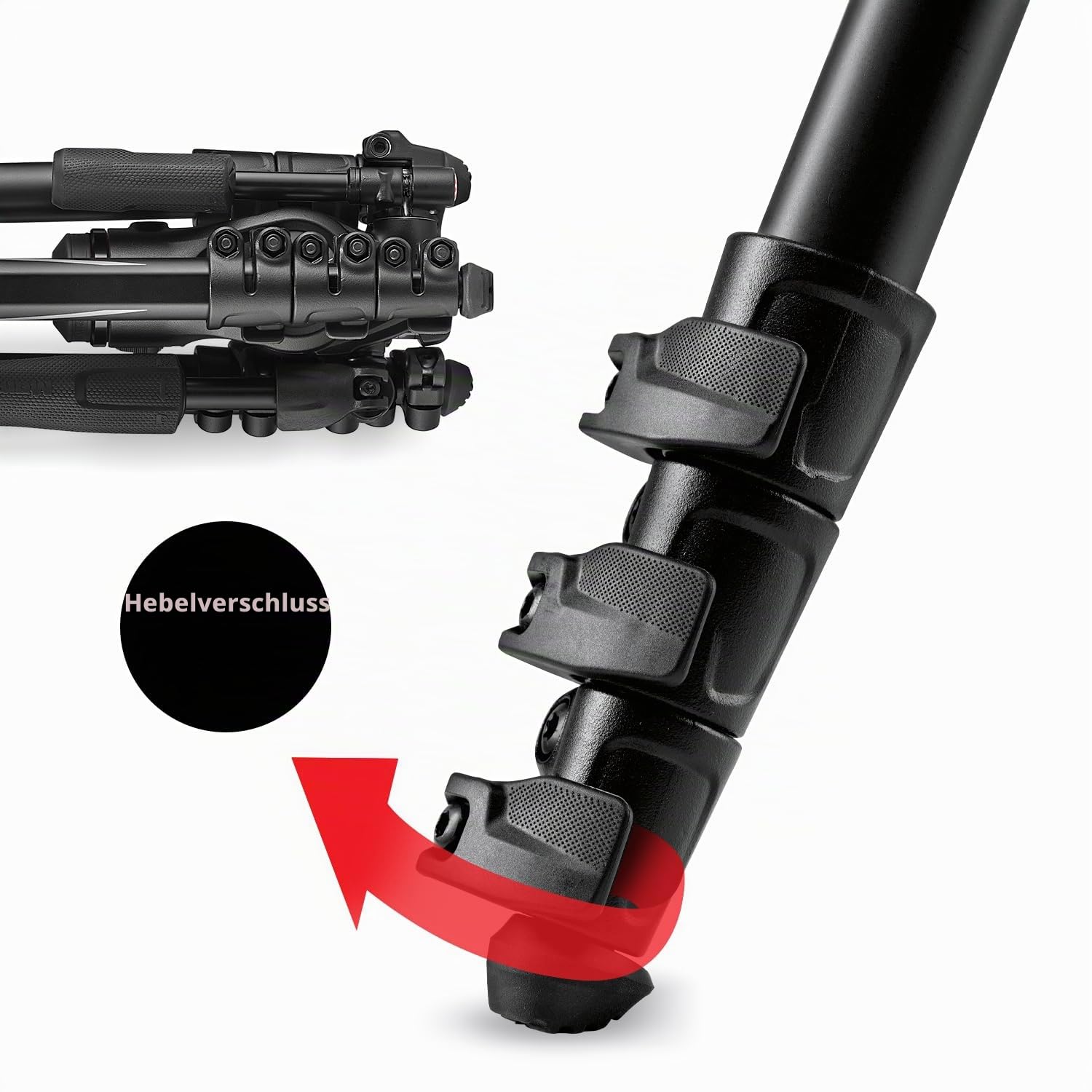 Manfrotto Befree Advanced 3-Way Tripod Kit, Tripod and Fluid Head in Aluminium for Cameras and Camcorders up to 6 kg, Ultra-Compact, Photo Accessories for DSLR, CSC, Mirrorless, Photo and Video
