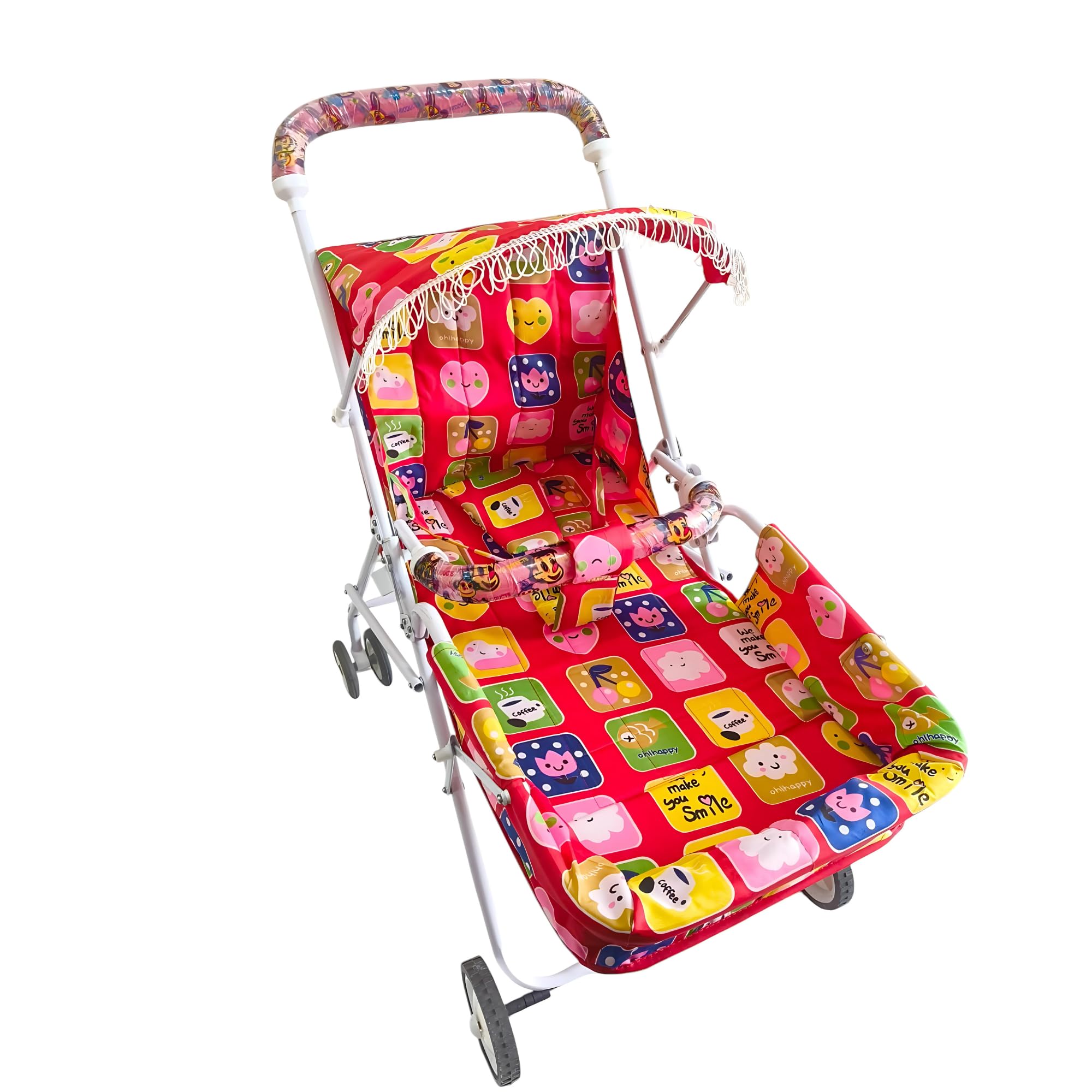 Stroller/Buggy, Compact & Travel Friendly, for Baby/Kids, 6-36 Months (Red)