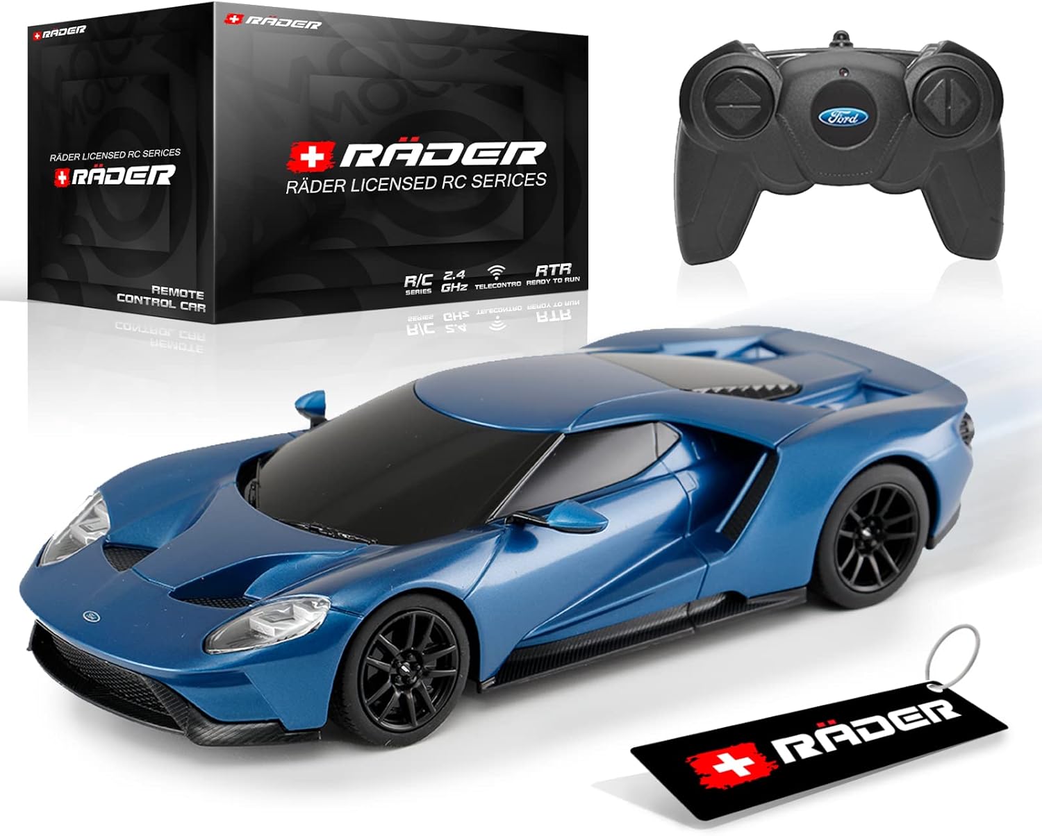 RÄDER Licensed RC Series,R/C 124 Ford GT Remote Control