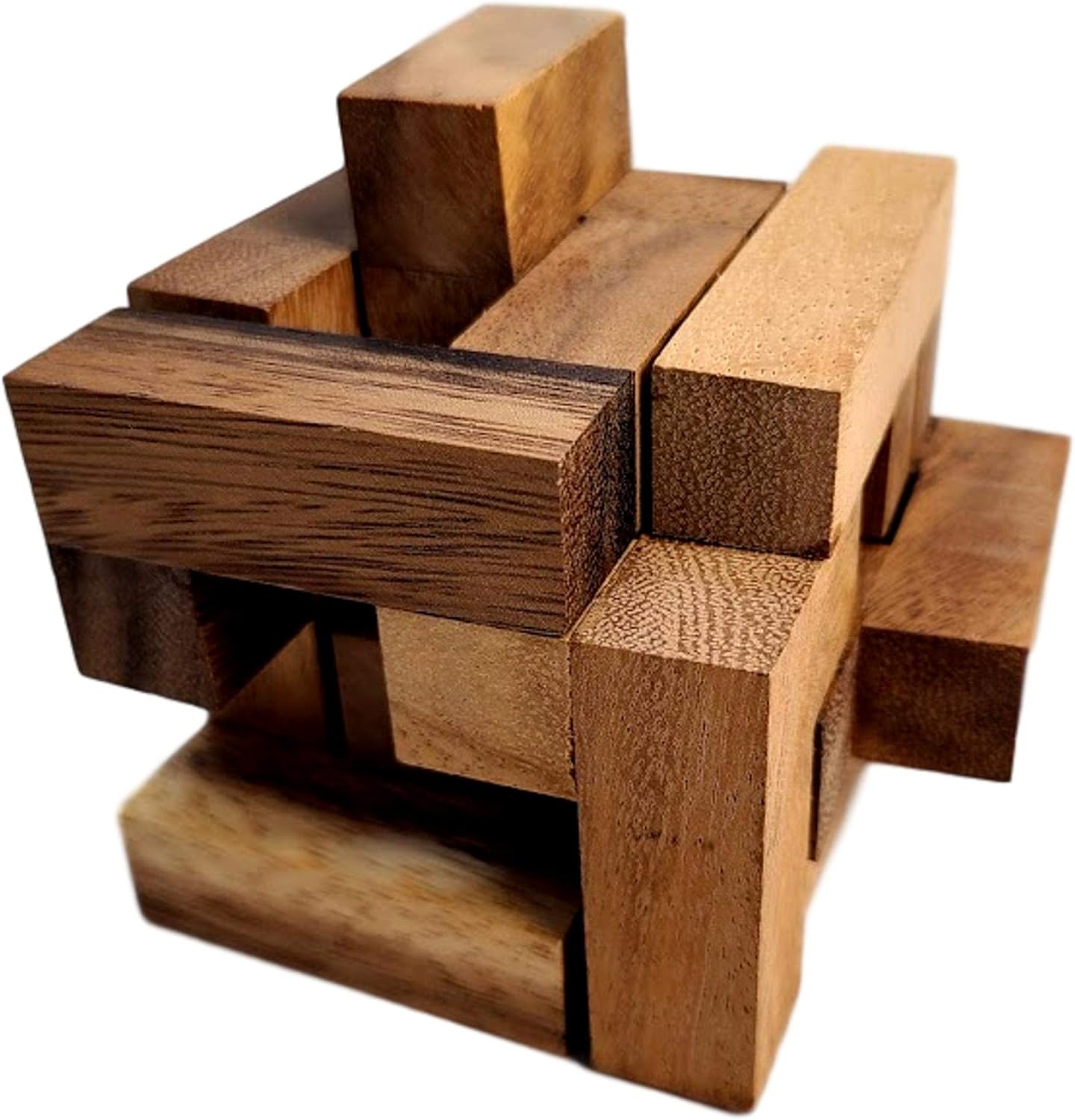 Impossible Puzzle | The Century Cube - Very Difficult Sequential Puzzle for Adults - 6 Piece Wood Puzzle
