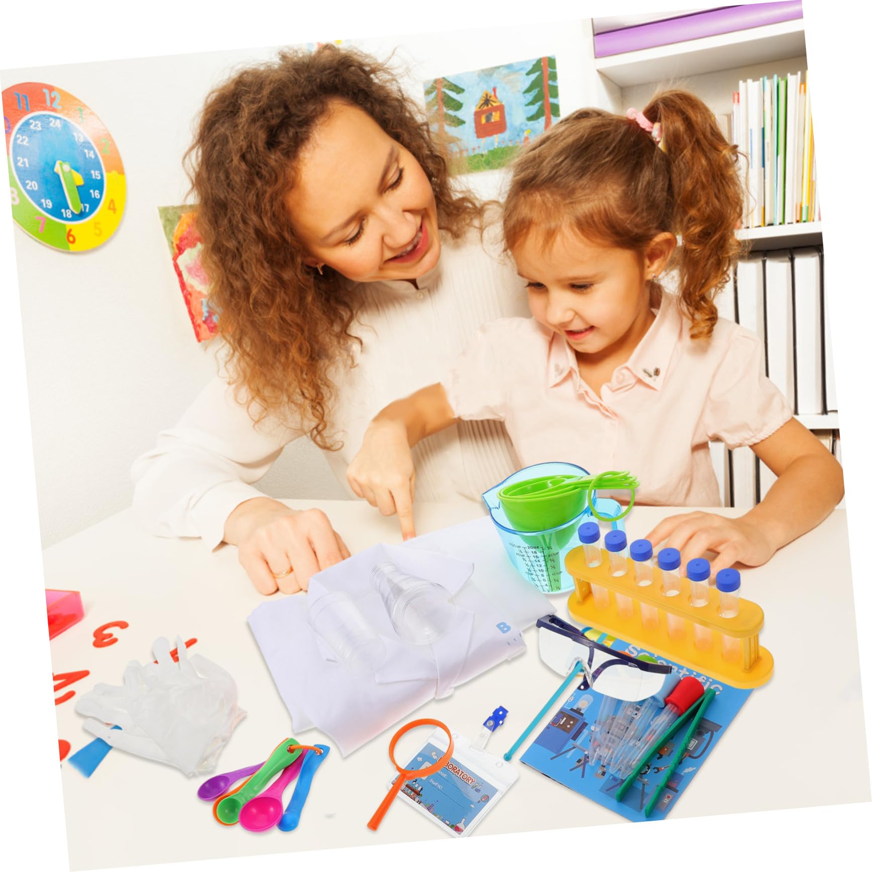 Kit de Ciencia para Niños, Juego de Química de Plástico