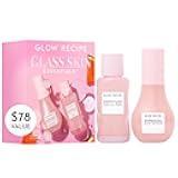 Glass Skin Essential Korean Skincare Kit - Includes Niacinamide Dew Drops Face Serum & PHA + BHA Face Toner - Travel Size Watermelon-Powered Hydrating Serum & Pore Minimizer (2 Count)