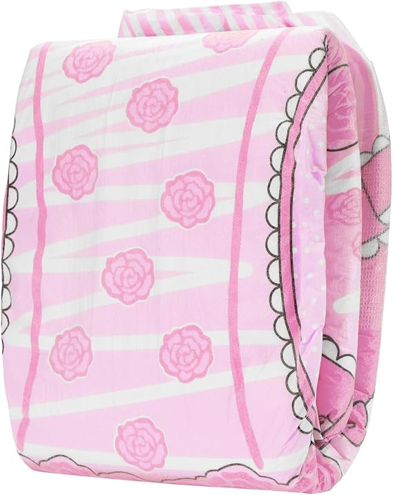 LittleForBig 5500-5800 ml Adult Printed Diaper 2 Pieces - Little Beauty (M)