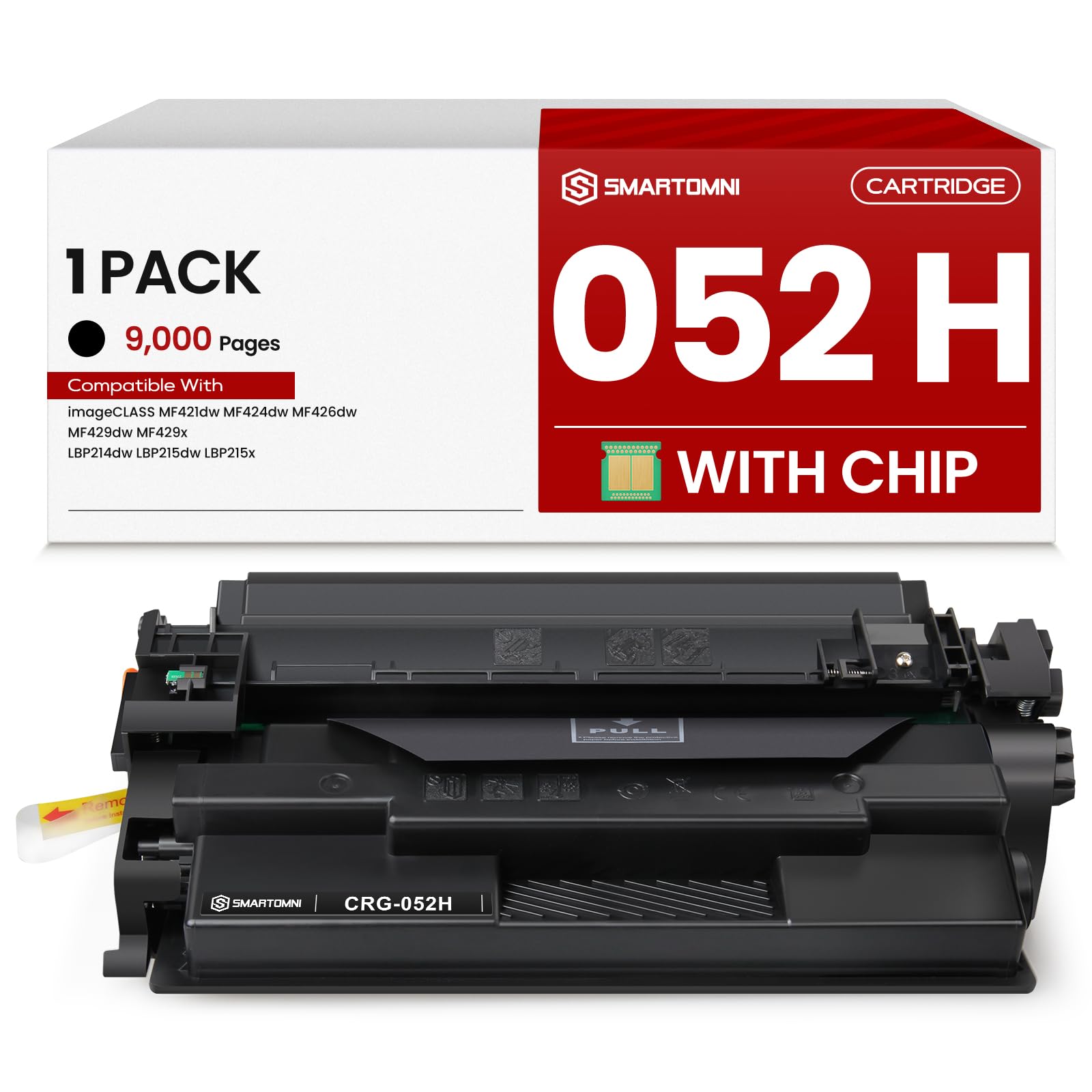 052H Toner Replacement for Canon 052 052H Toner Cartridge High Yield Black