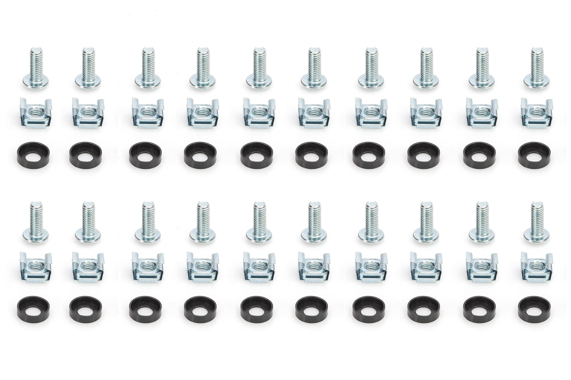 DIGITUS Supporto cavi 1U per armadi di rete e armadi server da 483 mm (19") - 10 pezzi - gestione dei cavi - lamiera d'acciaio robusta - nero
