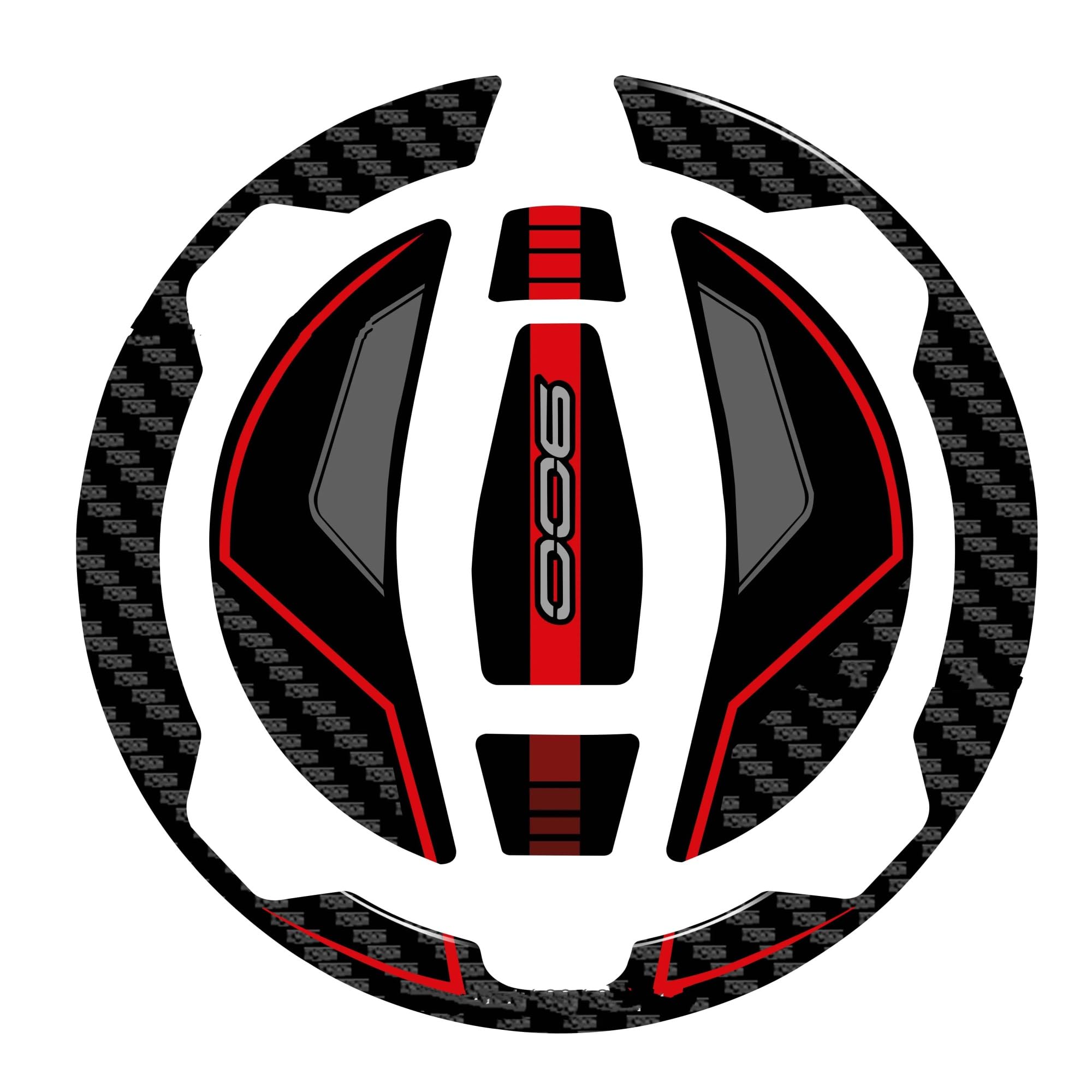 Ysdsls Color3 Motorcycle Accessories Fuel Tank Cap Protection Decal Waterproof Sticker For Kawasaki For Z900 2022-2025(Color3)