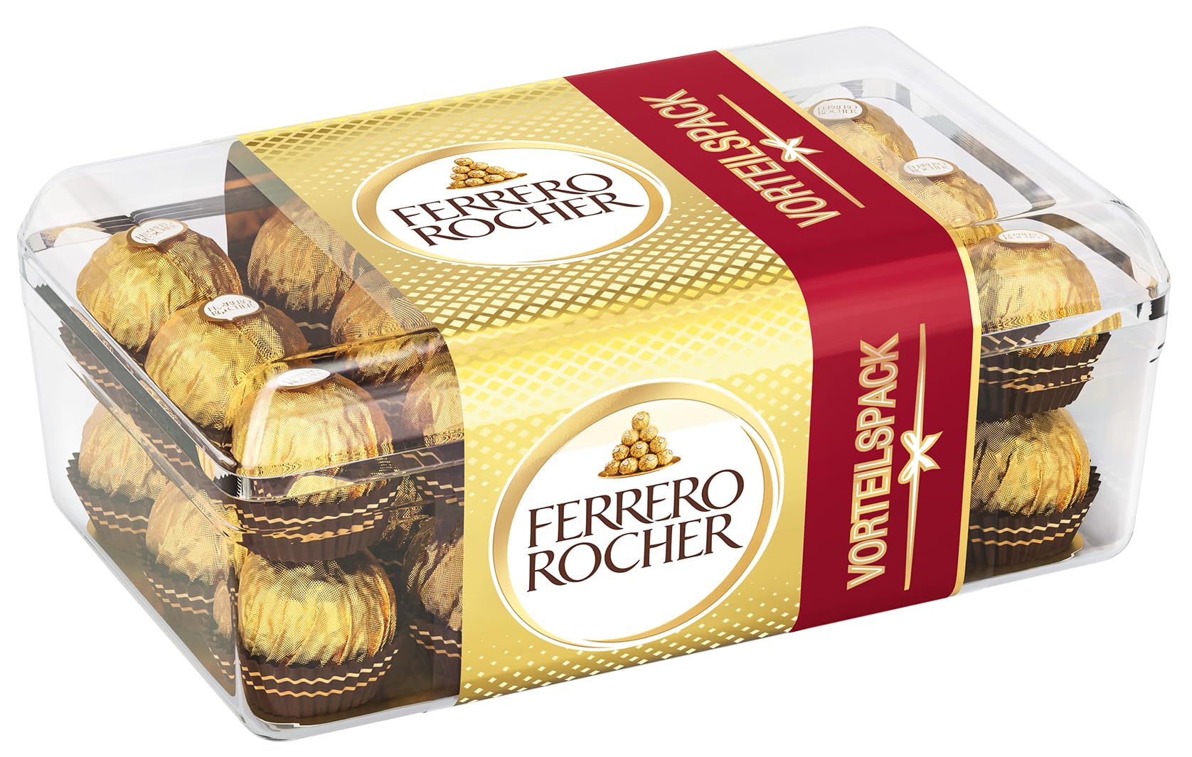 ROCHER Ferrero rocher chocolat aux noisettes - La boite de 30, 375g