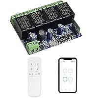 Vista 10 de Módulo de relé inteligente inalámbrico Ewelink WiFi USB 5V/12V/24V/48V, interruptor de encendido/apagado remoto autobloqueante, compatible con Alexa