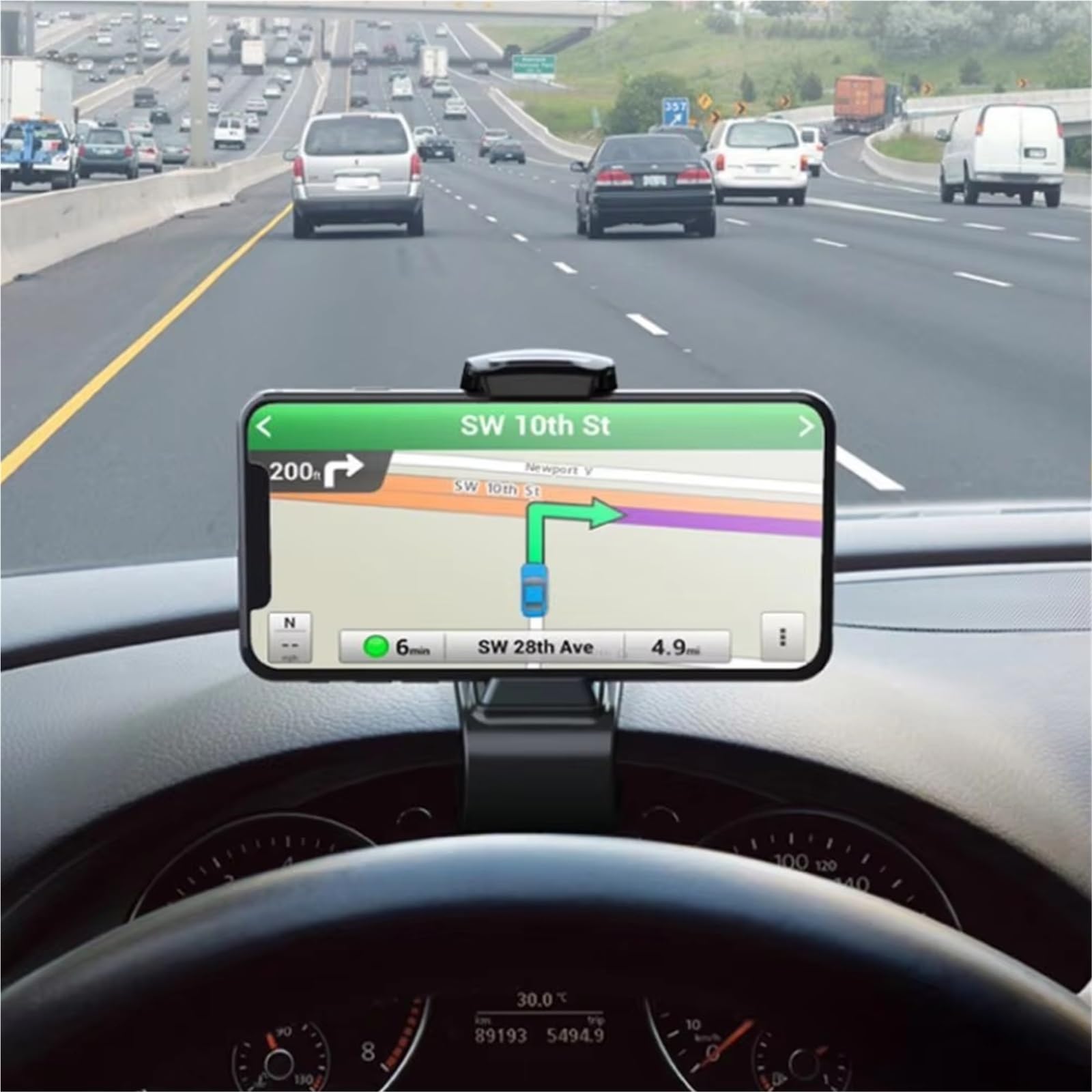Per Iphone Supporto Universale Per Telefono Auto Supporto Cellulare In Auto Display GPS Accessori Per Staffa Cruscotto Porta Cellulare Auto