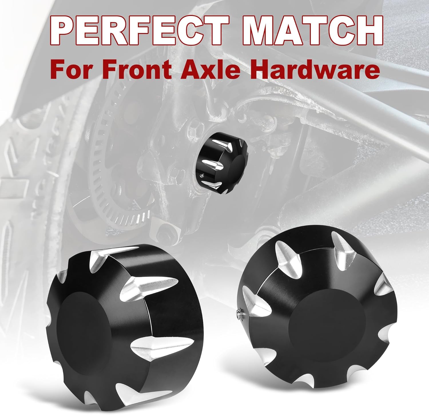 Front Axle Nut Cover Cap & Hidden Key Cover Fit for Can-Am Spyder GS RS RT ST F3