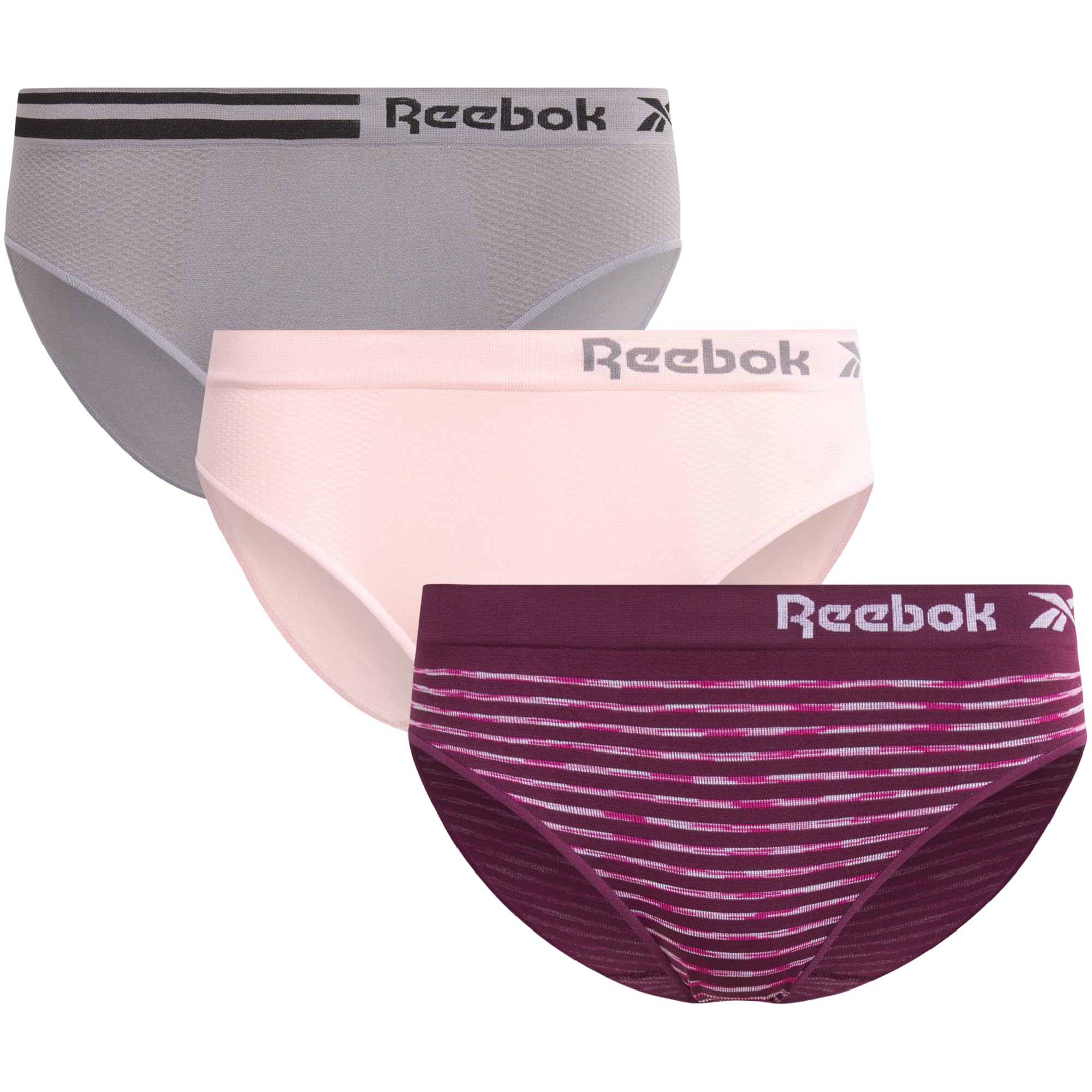 Womens Bikini Underwear - 3 Pack Soft Stretch Performance Tag Free Briefs Bikini Panties Seamless Underwear for Women