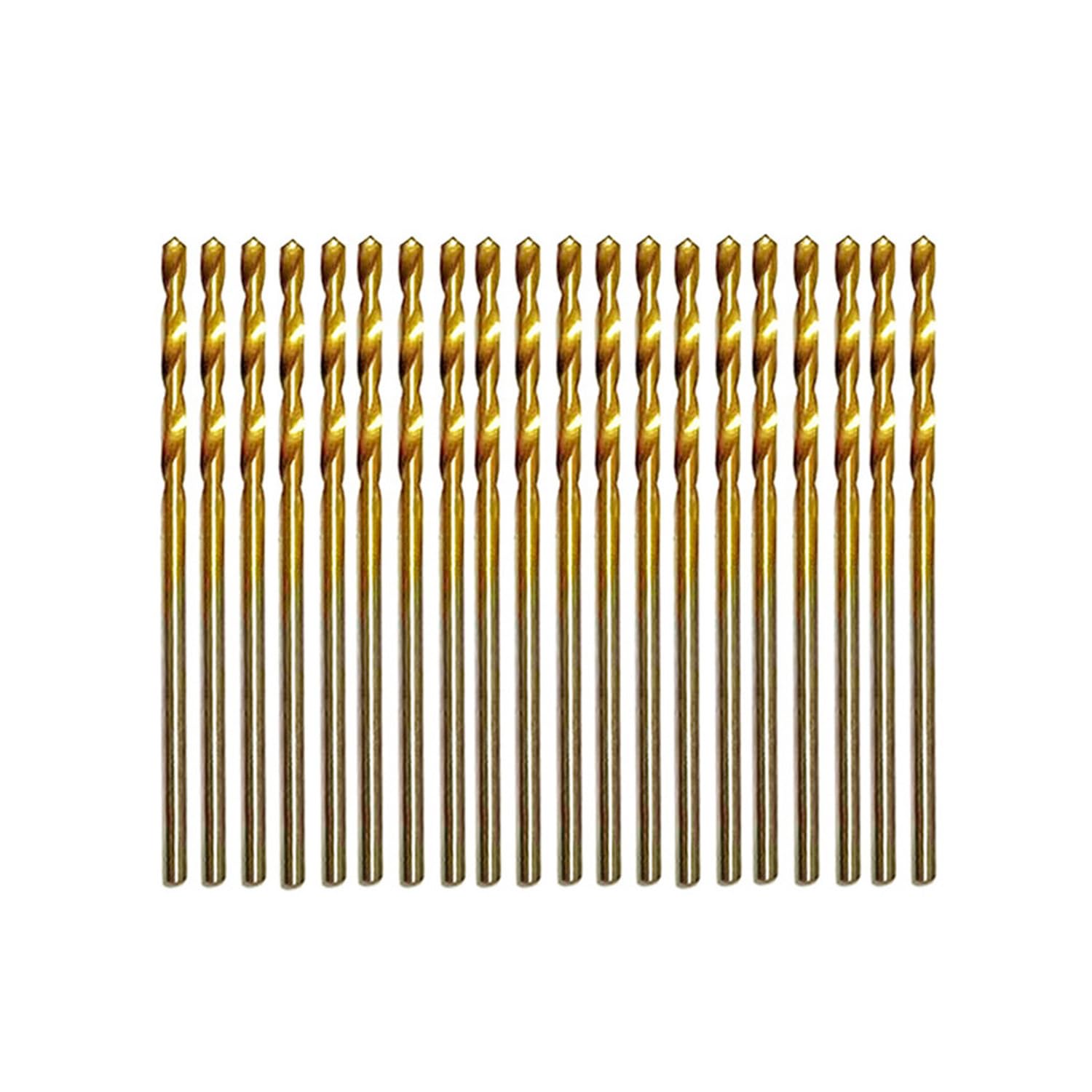 60PCS Mini Titanium Drill Bit Set - Wood, Metal, Plastic -14