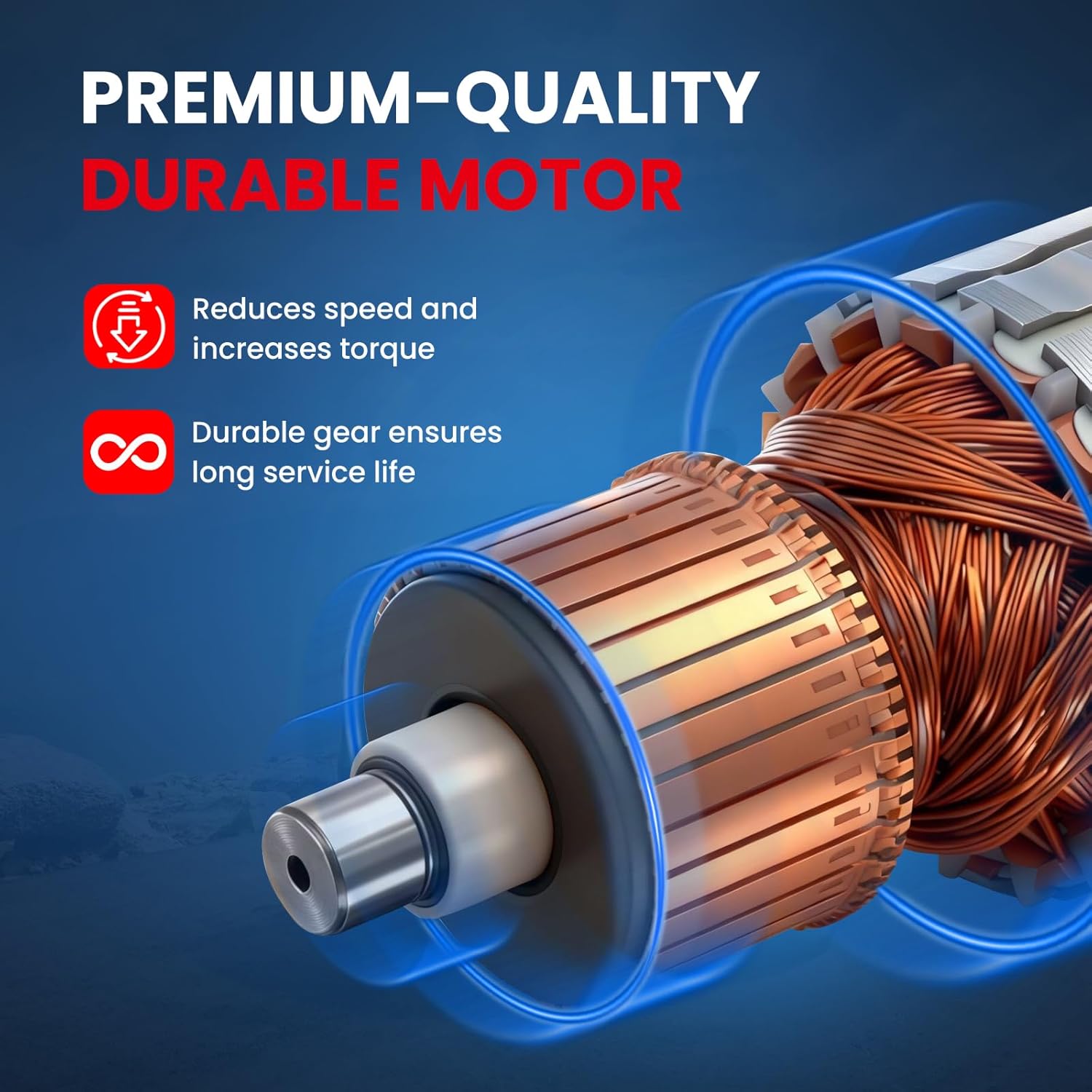 MOCA Starter Motor Fits for 2014-2017 for Acura RLX, 2013-2017 for Honda Accord V6 3.5L, 2013-2015 for Honda Crosstour V6 3.5L