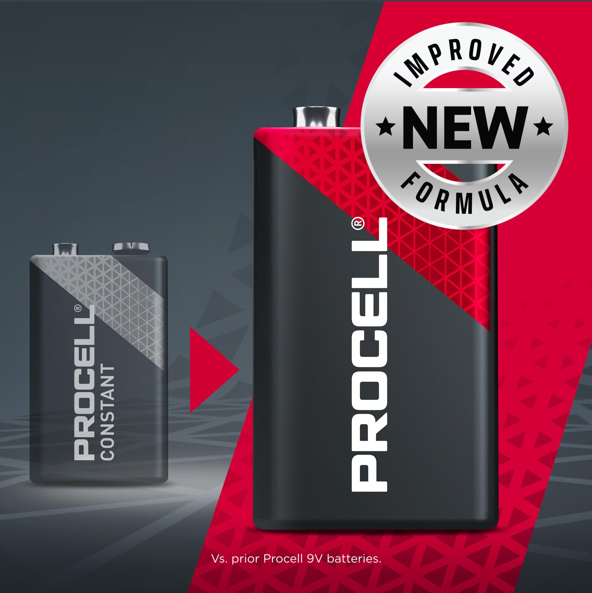 Duracell pc1604bkd09 Procell Alkaline-Manganese dióxido de batería, 9 V (Caso de 72)