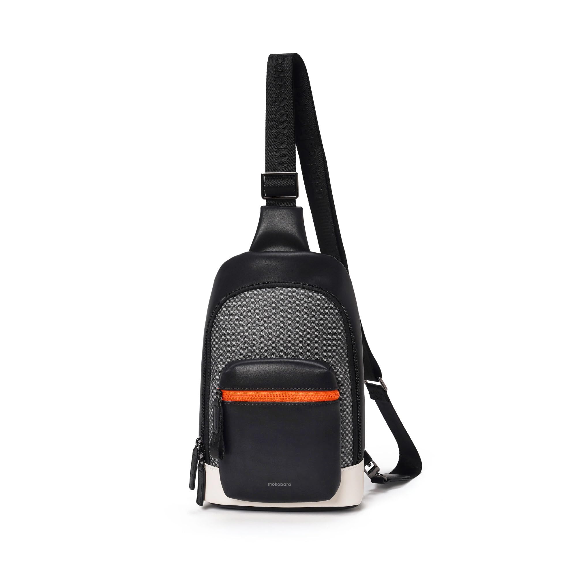 MOKOBARA The Memo Crossbody Sling Vegan Leather & Nylon Chest Bag Casual Shoulder Daypack