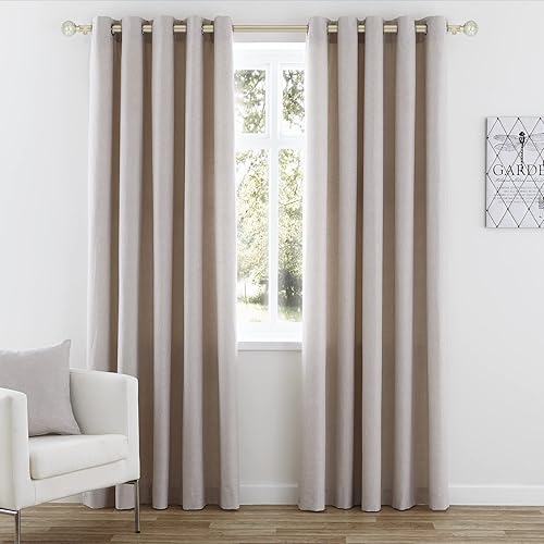 Miniatura 8 de DAINTIER Paquete de 2 barras de cortina para ventanas, barra de cortina telescópica individual de metal de 34 pulgadas con remates (plata mate,