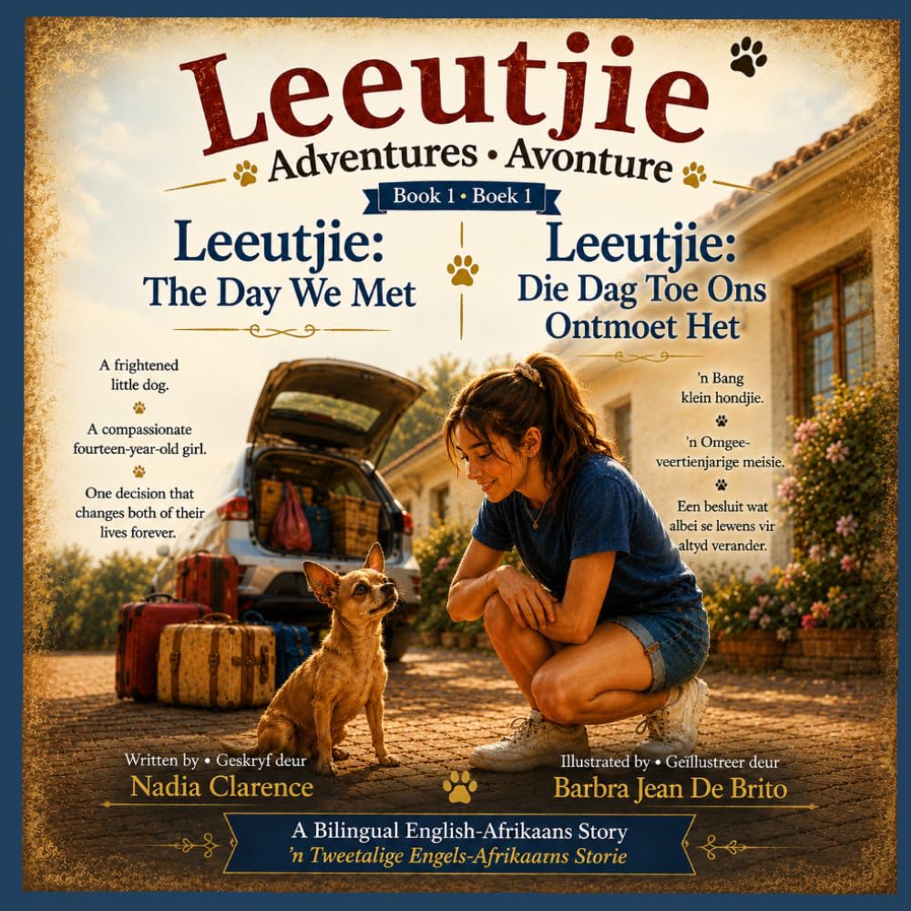 Leeutjie Adventures: Leeutjie "The day we met" en Leeutjie "Die dag toe ons ontmoet het.