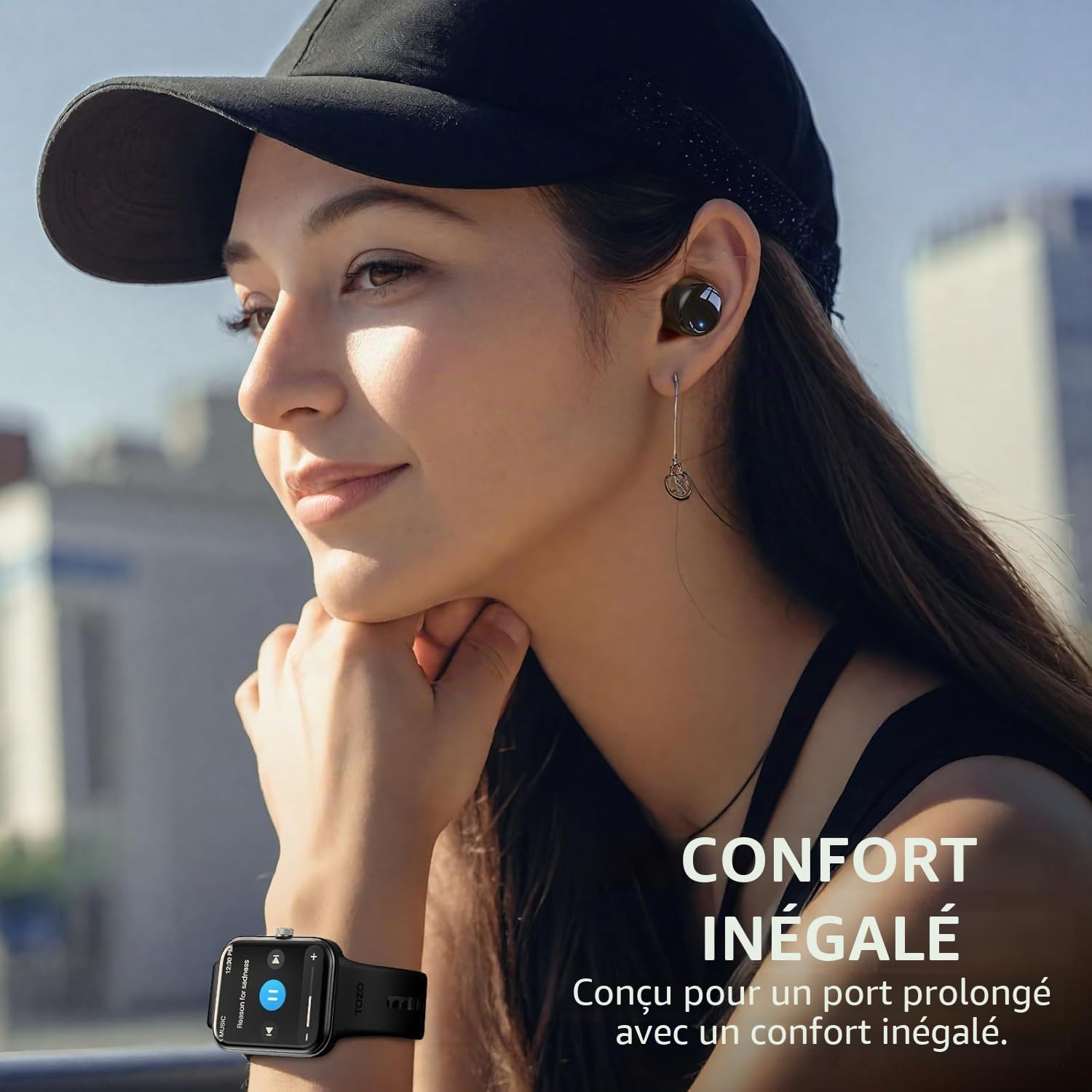 TOZO T6 Écouteurs Bluetooth sans Fil, Contrôle Tactile ORIGX 2.0 Acustique