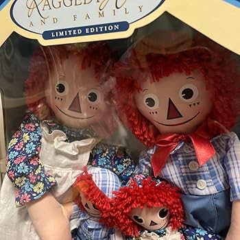 ㉗ラガディアン＆アンディ　ファミリー　モーリー社　復刻版　限定ドール　激レア ㉗ラガディアン＆アンディ ファミリー モーリー社 復刻版 限定