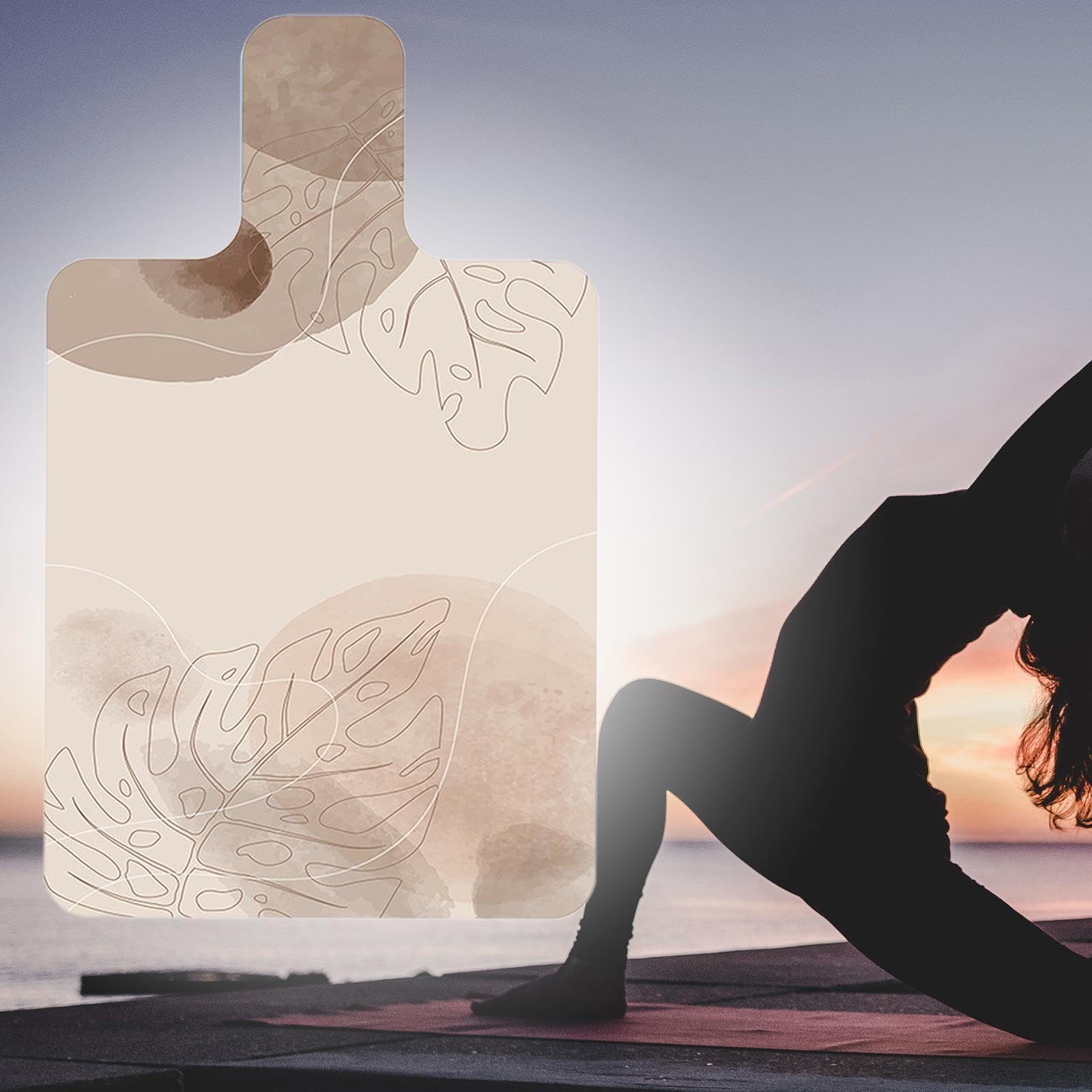 Oshhni Pilates Reformer Unterlage - Wildleder & Gummi Für Sicheres Training