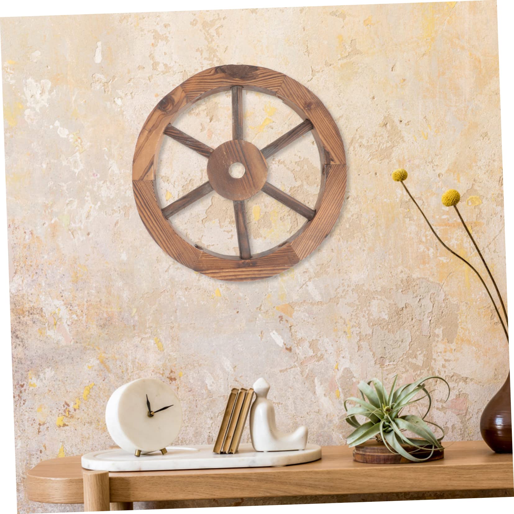 Vintage Houten Fonduebord/Snackbord - Queens Vintage