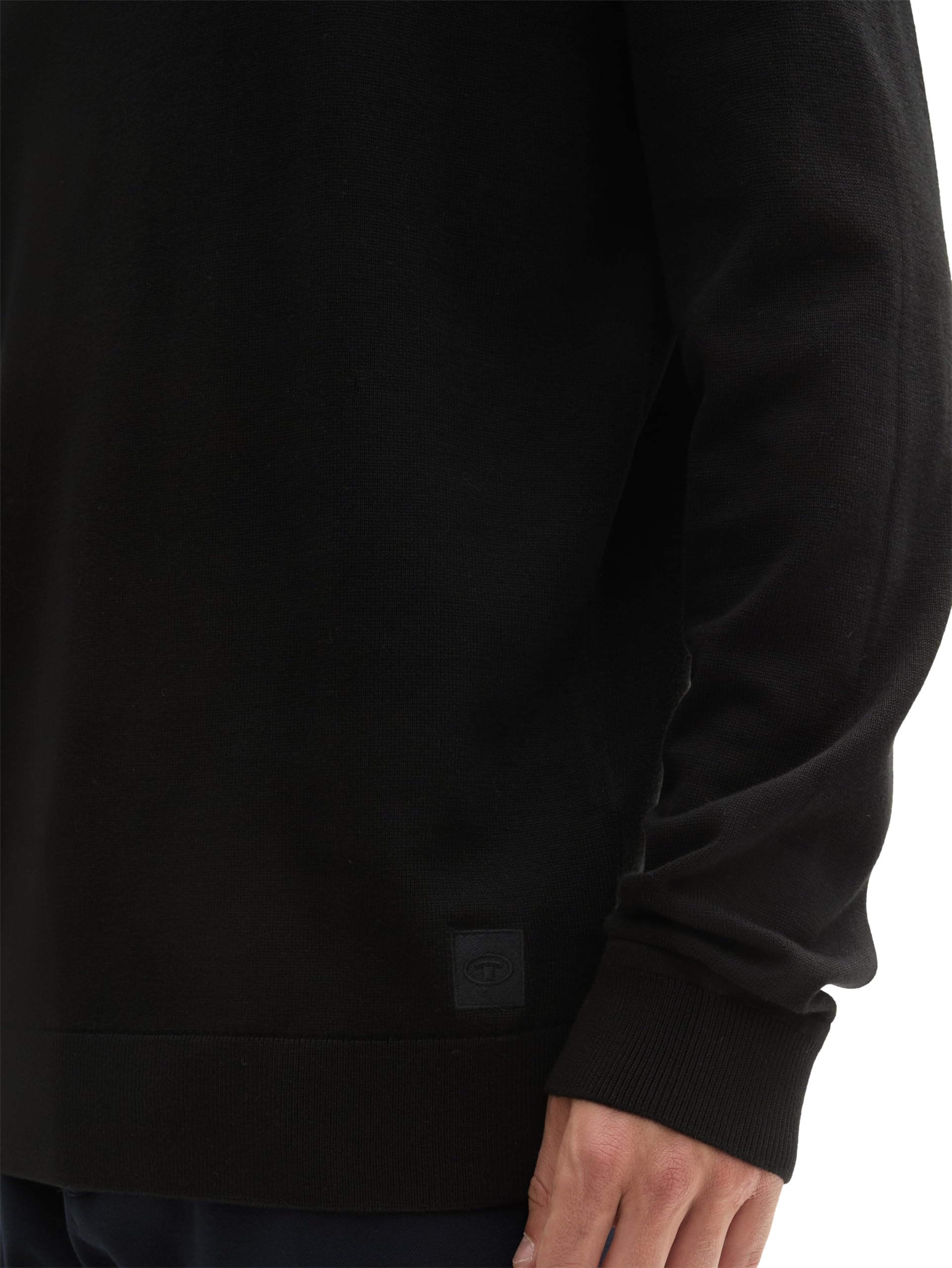 Tom Tailor Herren 1042456 Basic Rollkragenpullover aus Baumwolle