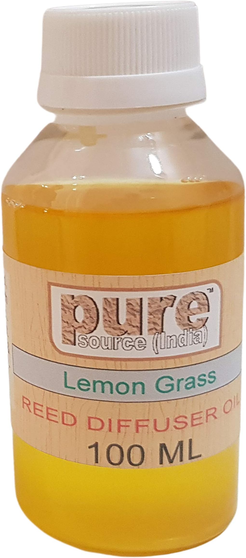 Pure Source India Aroma Reed Diffuser Refill Lemon Grass 100ML,8 Pcs Reed Stick Coming Free With It
