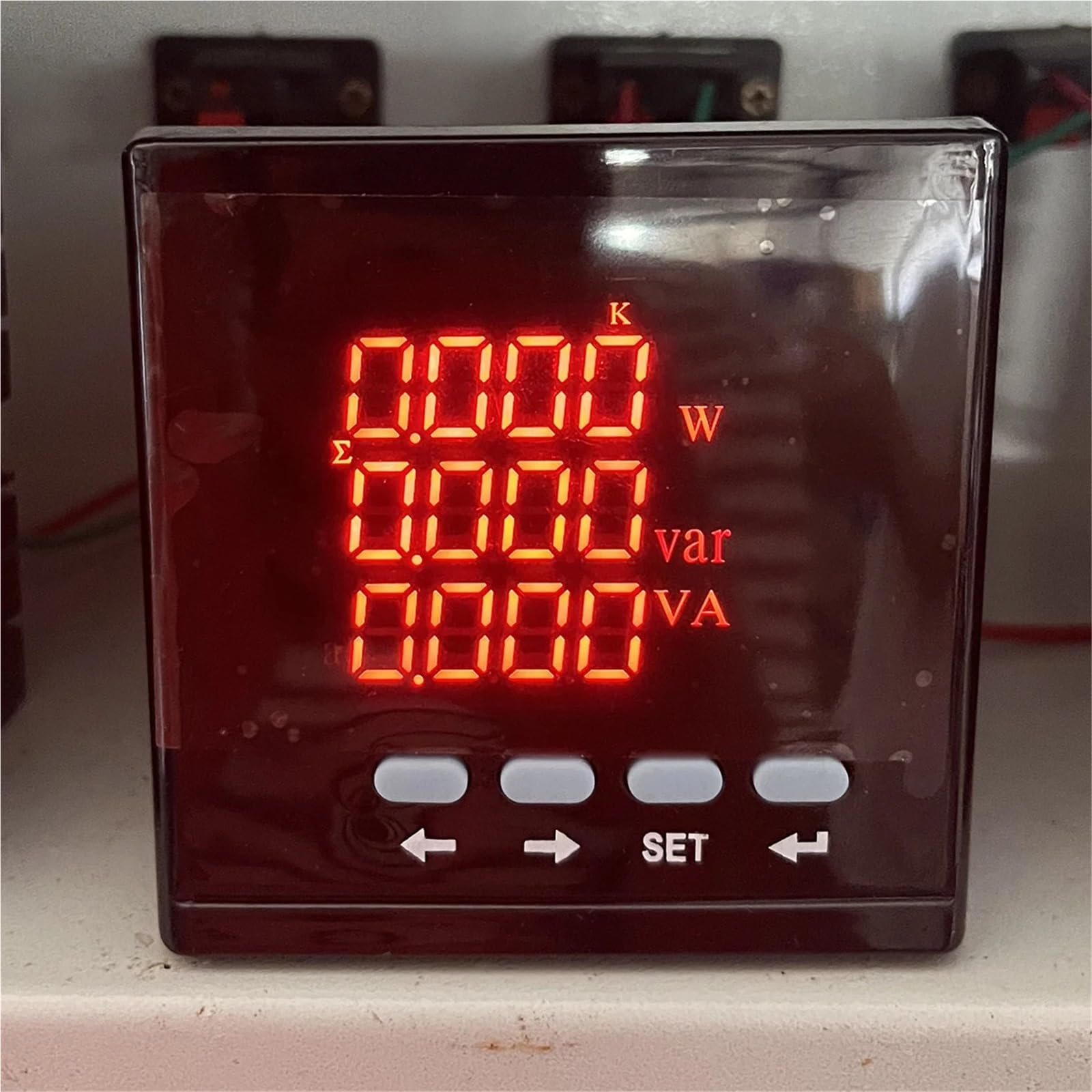 Wielofunkcyjny trójfazowy miernik prądu z cyfrowym wyświetlaczem 72 x 72 mm i 96 x 96 mm z RS485 Modbus-RTU(72 x 72 mm)