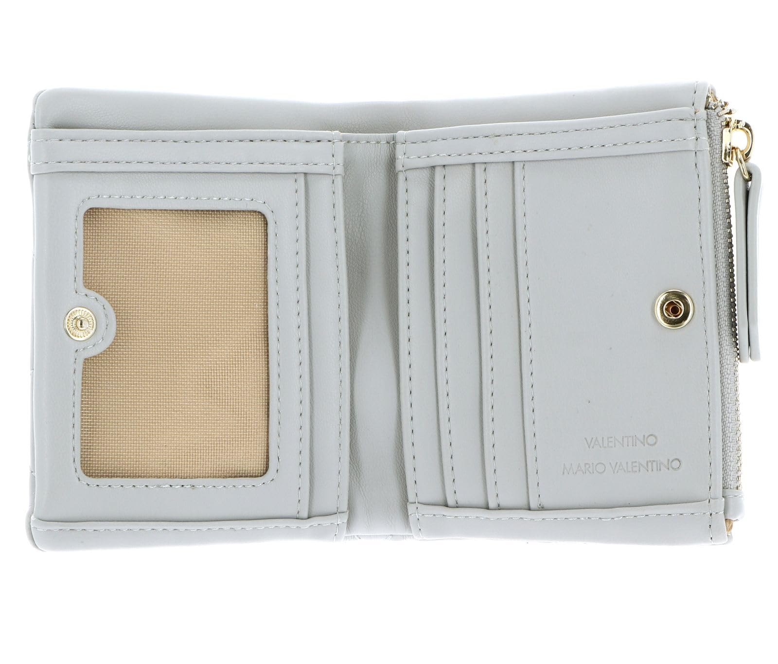 Valentino Monedero Ocarina Wallet Perla Gris Azulado
