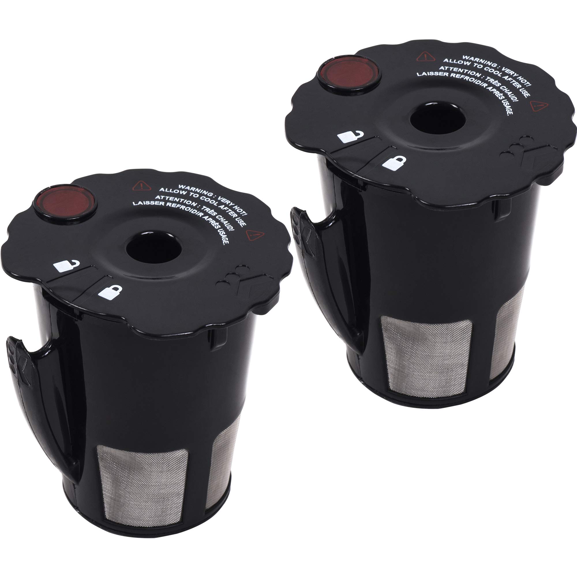 119367 Reusable Coffee Filter Replacement Part by Blue Stars - Exact Fit for Keurig K-Cup 2.0 Series Brewers - Model K200 K250 K300 K350 K400 K450 K460 K475 K460 K500 K550 K560 K575 - Pack of 2