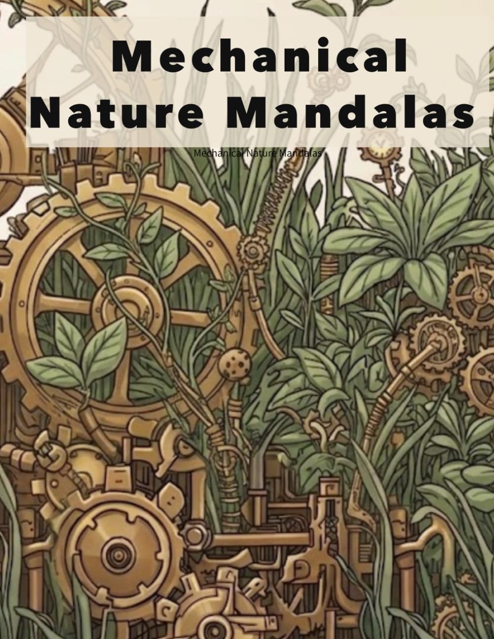 Mechanical Nature Mandalas: A Relaxing Adult Coloring Book with Intricate Mechanical Nature Designs (Mandala Coloring Series)