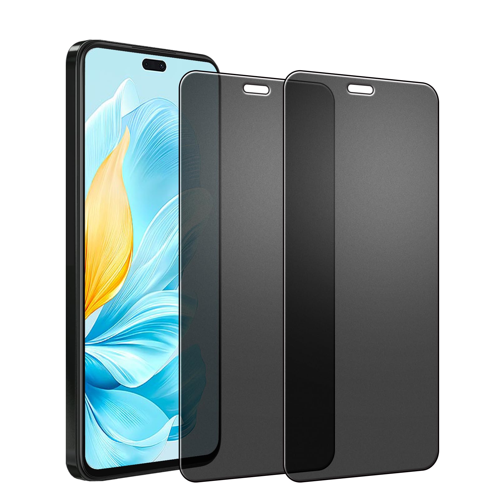 Dipos 6 Pellicole Protettive Per Honor 8X: 3+3 Cristallo, Taglio Laser, Made In Germany - 2