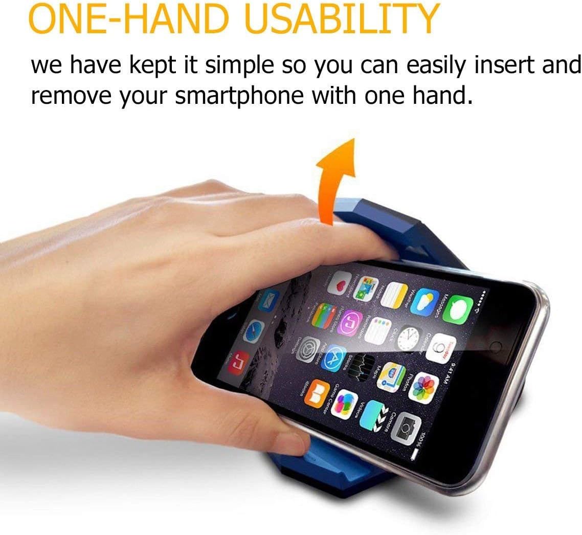 Naivo Car Mount Holder Dock Stealth Dashboard Stand Cradle Compatible with All Cell Phones 4.3" - 6.9 "