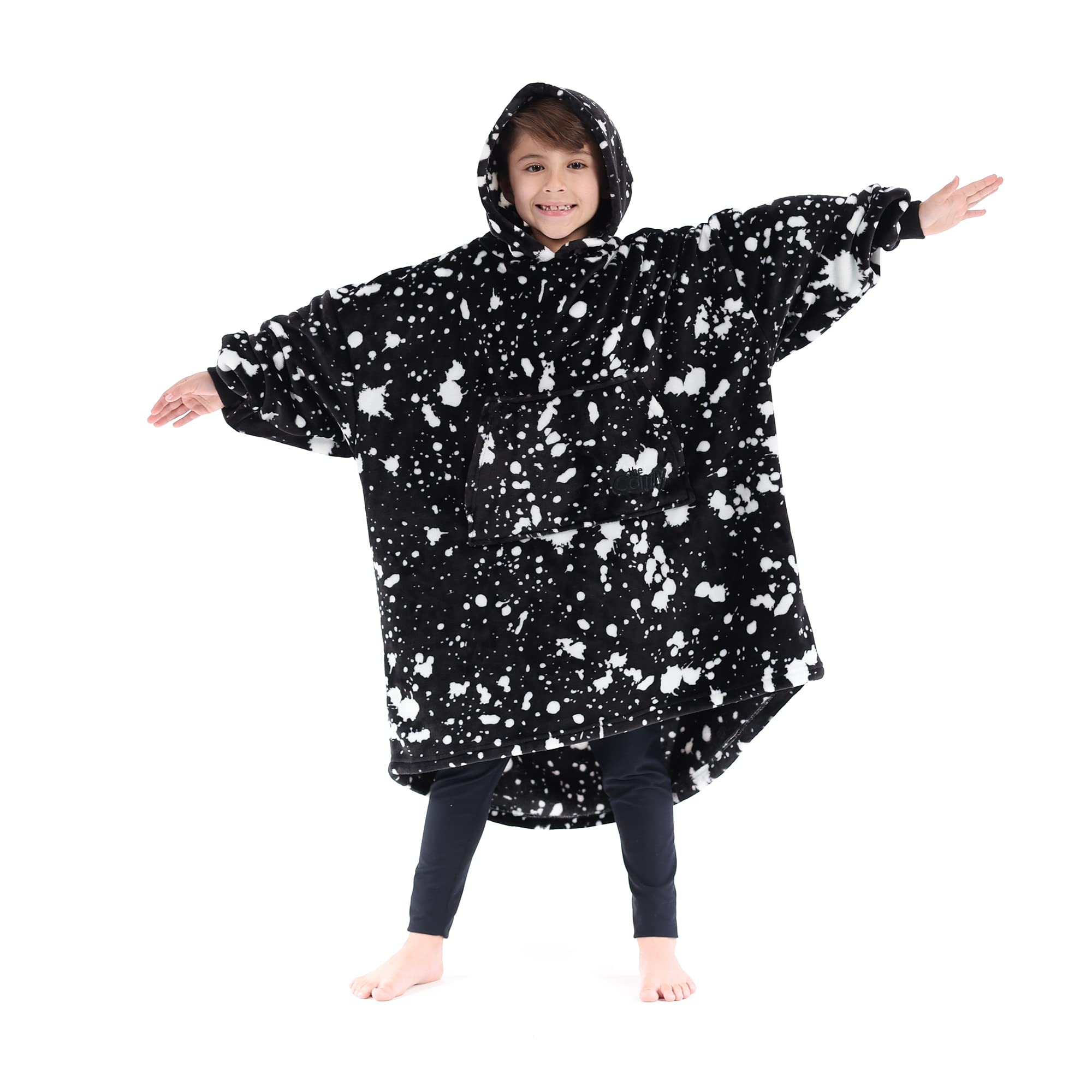 THE COMFY Dream Jr for Kids | Lightweight Microfiber Fleece Wearable Blanket with Hood & Pocket | Seen on Shark Tank