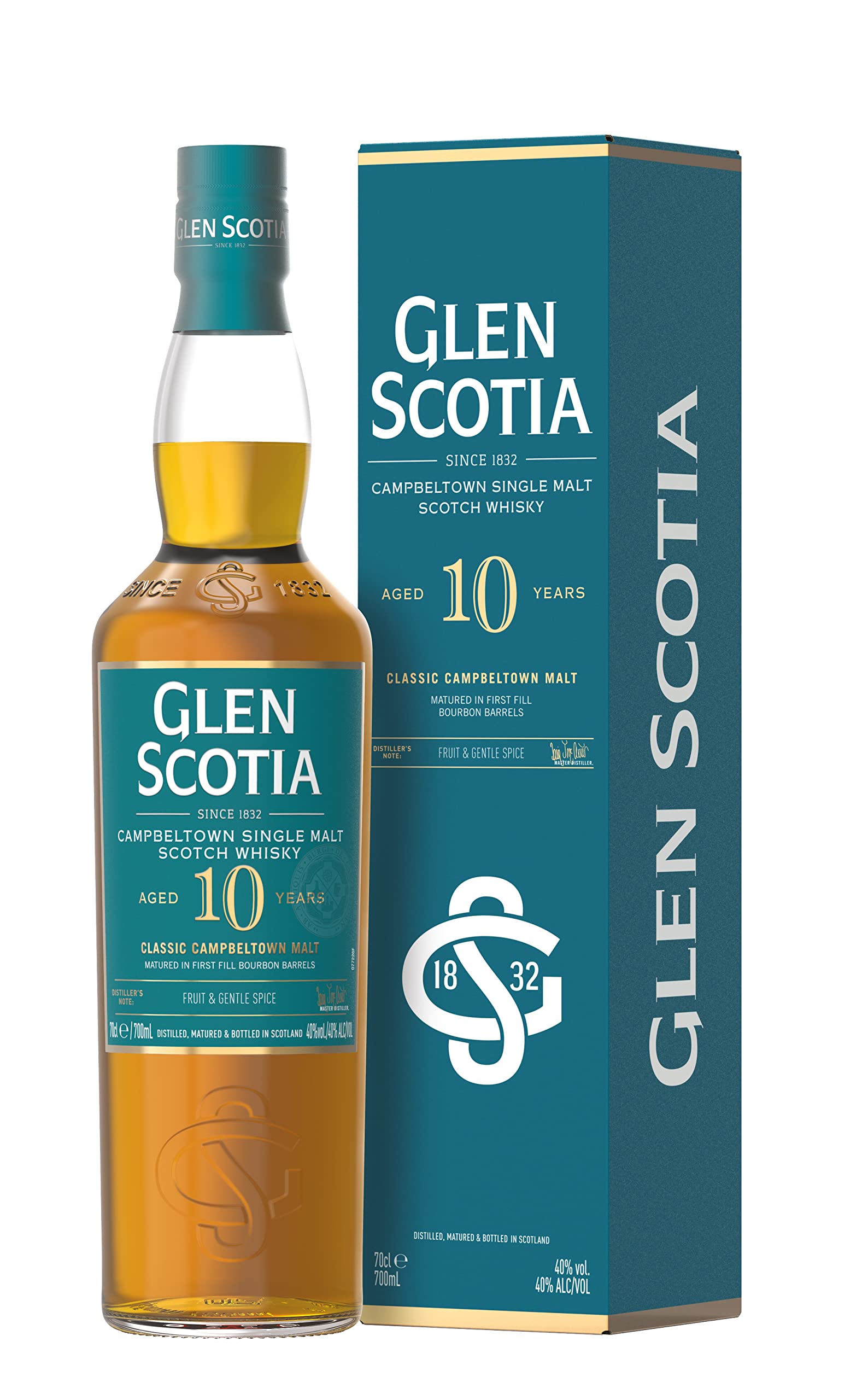 Glen Scotia 10 Jahre Single Malt Whisky, 40% Vol., 70 cl