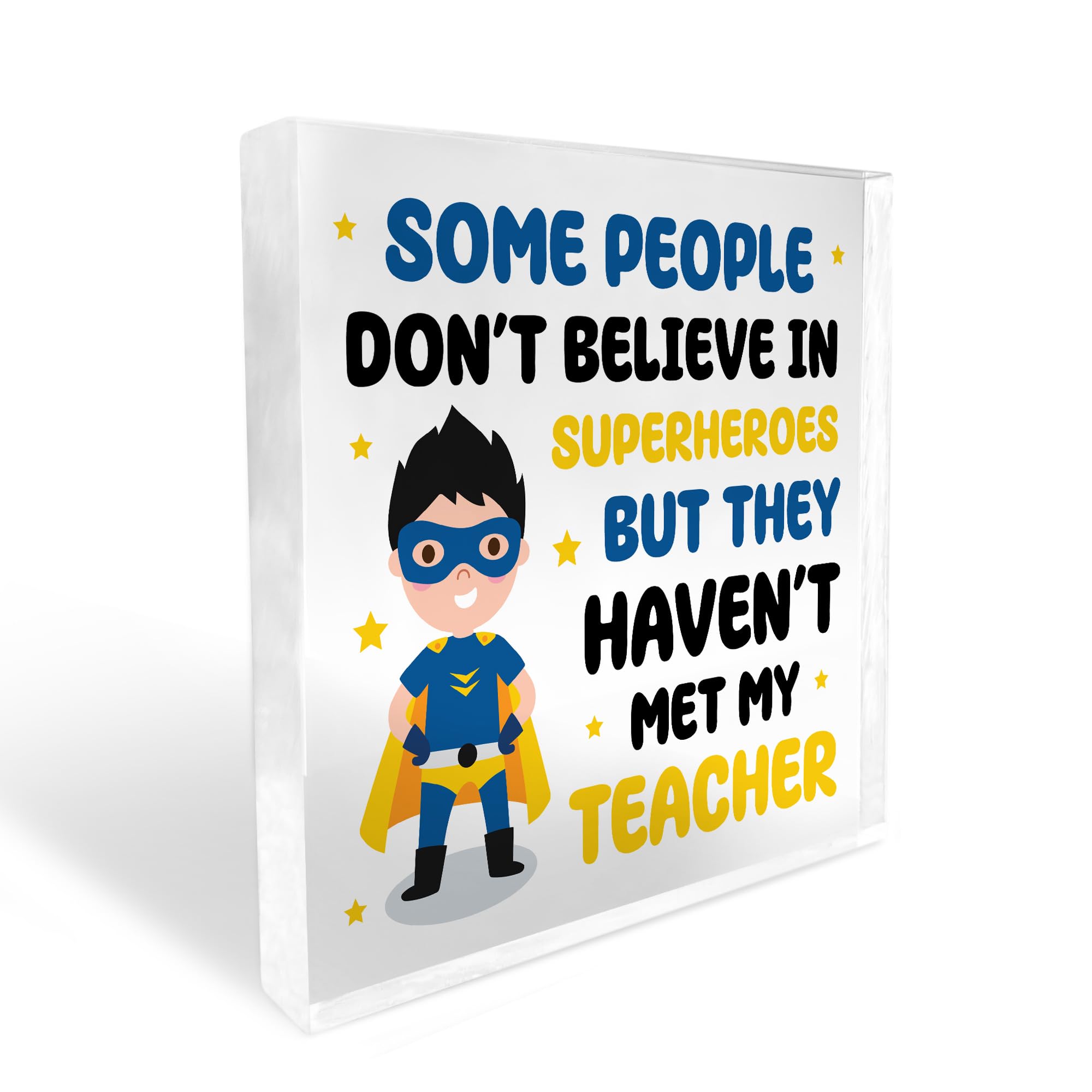 Red Ocean Teacher Gifts For Men Superhero Teacher Gifts For Christmas Thank You Gift For Teacher Leaving School Nursery Gift