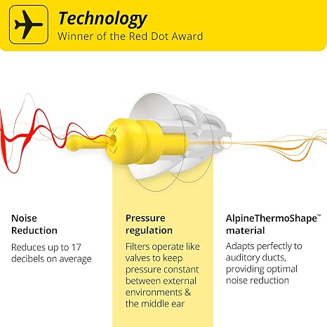 Alpine FlyFit & Pluggies Kids Earplugs Bundle Hearing Protection for Adults & Children Travel, Flying, Concerts & Everyday Noise Reduction Reusable with Carry Cases