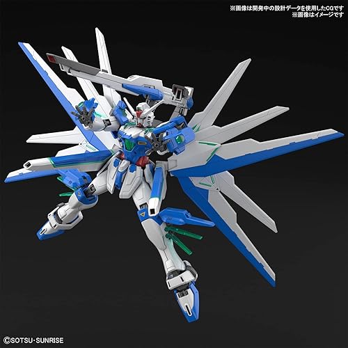 Miniatura 4 de Bandai Hobby HG Gundam Breaker Battrologe, Gundam Helios, escala 1/144, modelo de plástico codificado por colores, (2555014)