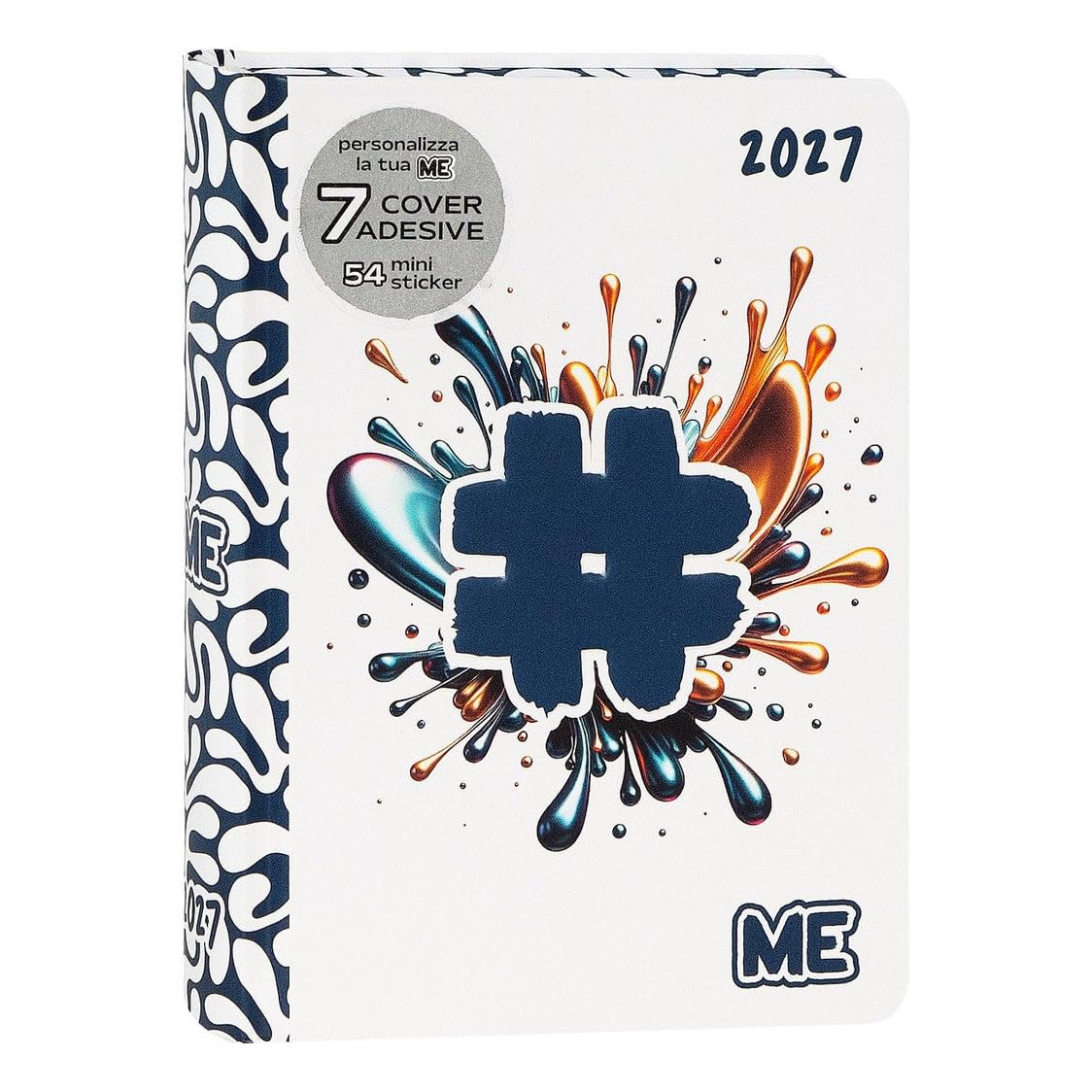 ME MY EVOLUTION 2027 16 Month Daily Diary for Boys and Girls, with Soft Cover and Embossed Graphics, 512 Pages, Ideal for Middle School, High School and University, 12 x 16.5 cm