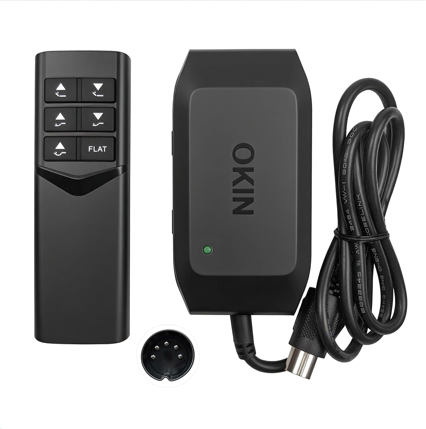 Okin 6 Button Adjustable Bed Wireless Remote RF.23.06.02 and CB.10.20.01 Control Box Replacement Parts