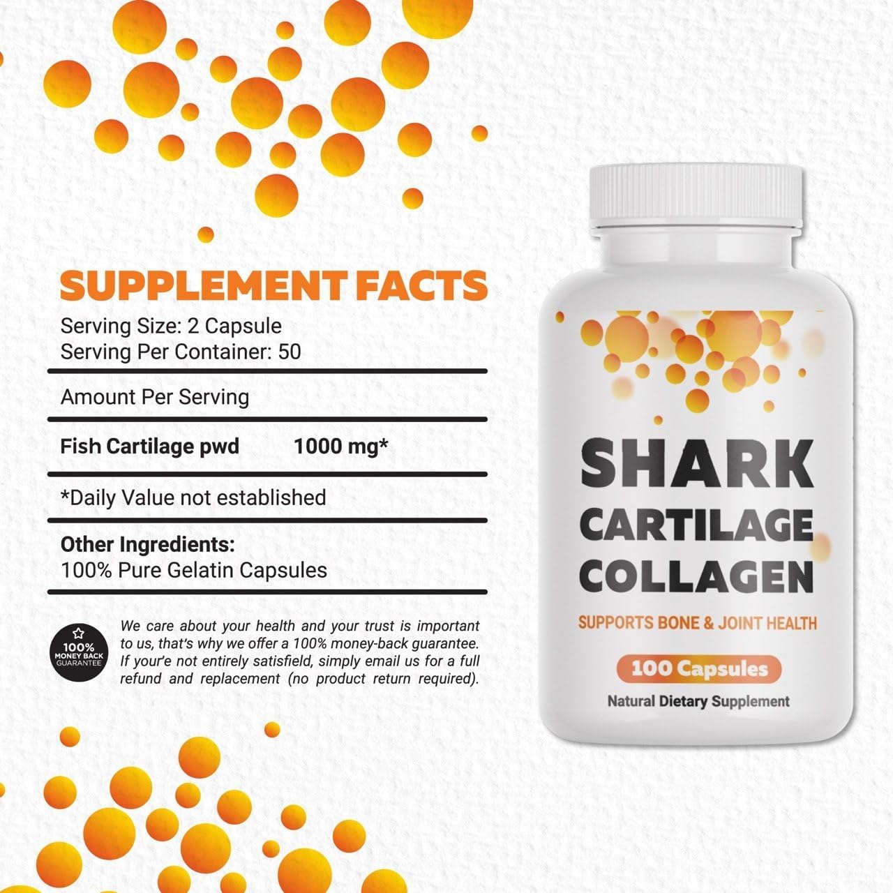 FabLab Collagen Supplement 2 Pack - Nutritional Supplement for Joint, Nerve & Bone Support - Non-GMO, Anti-Aging Dietary Product with Hydrolyzed Peptides - 100 Capsules